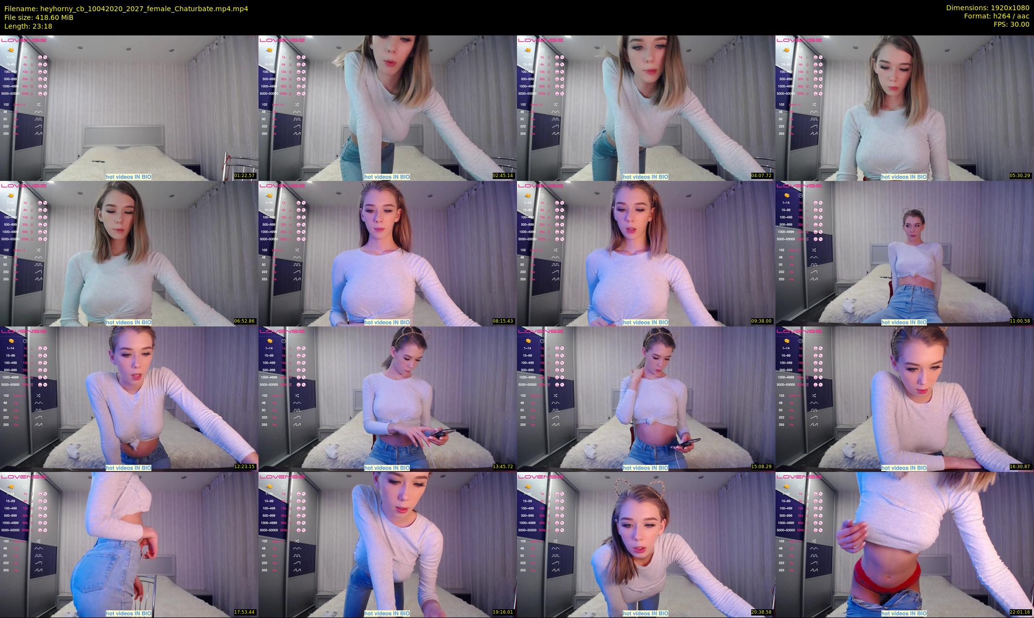 heyhorny_cb — 24 minute Chaturbate couple cam show recording, 1080p, Apr 10, 2020