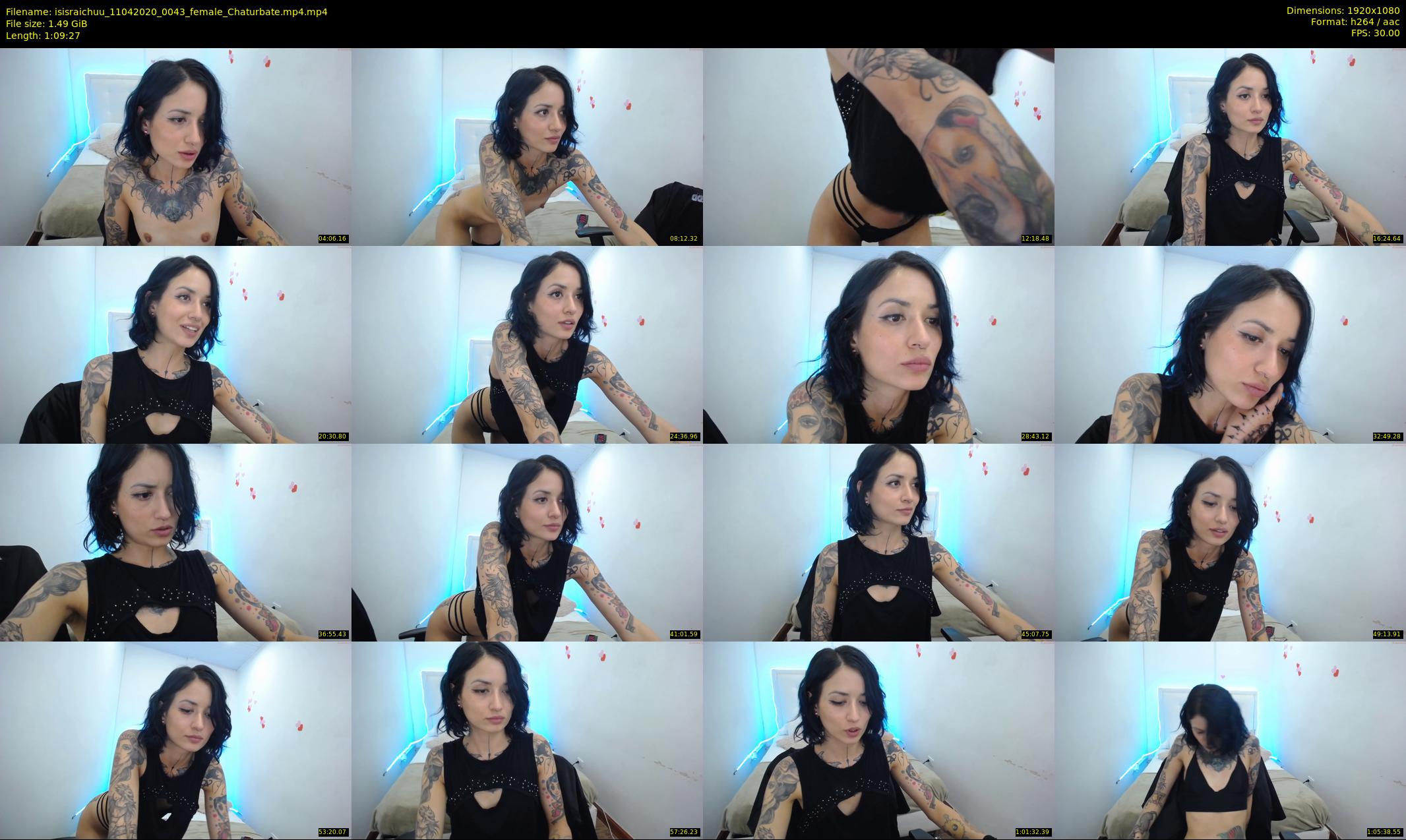 isisraichuu — 70 minute Chaturbate female cam show recording, 1080p, Apr 11, 2020