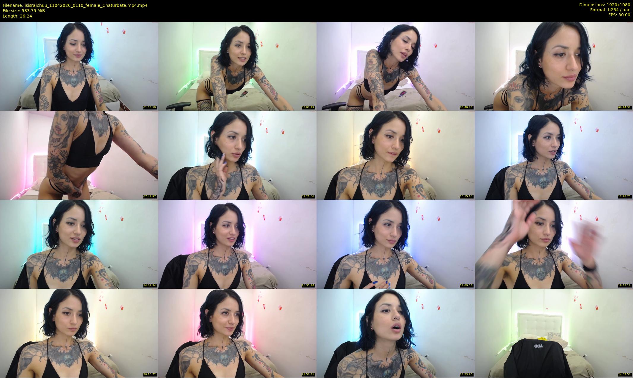 isisraichuu — 27 minute Chaturbate female cam show recording, 1080p, Apr 11, 2020