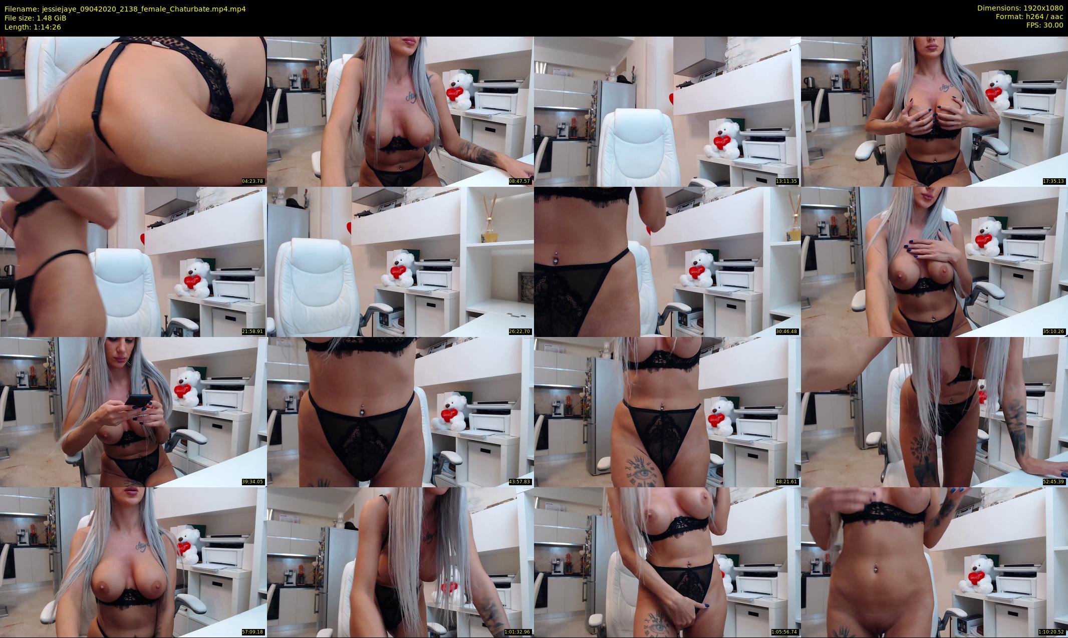 jessiejaye — 75 minute Chaturbate female cam show recording, 1080p, Apr 9, 2020