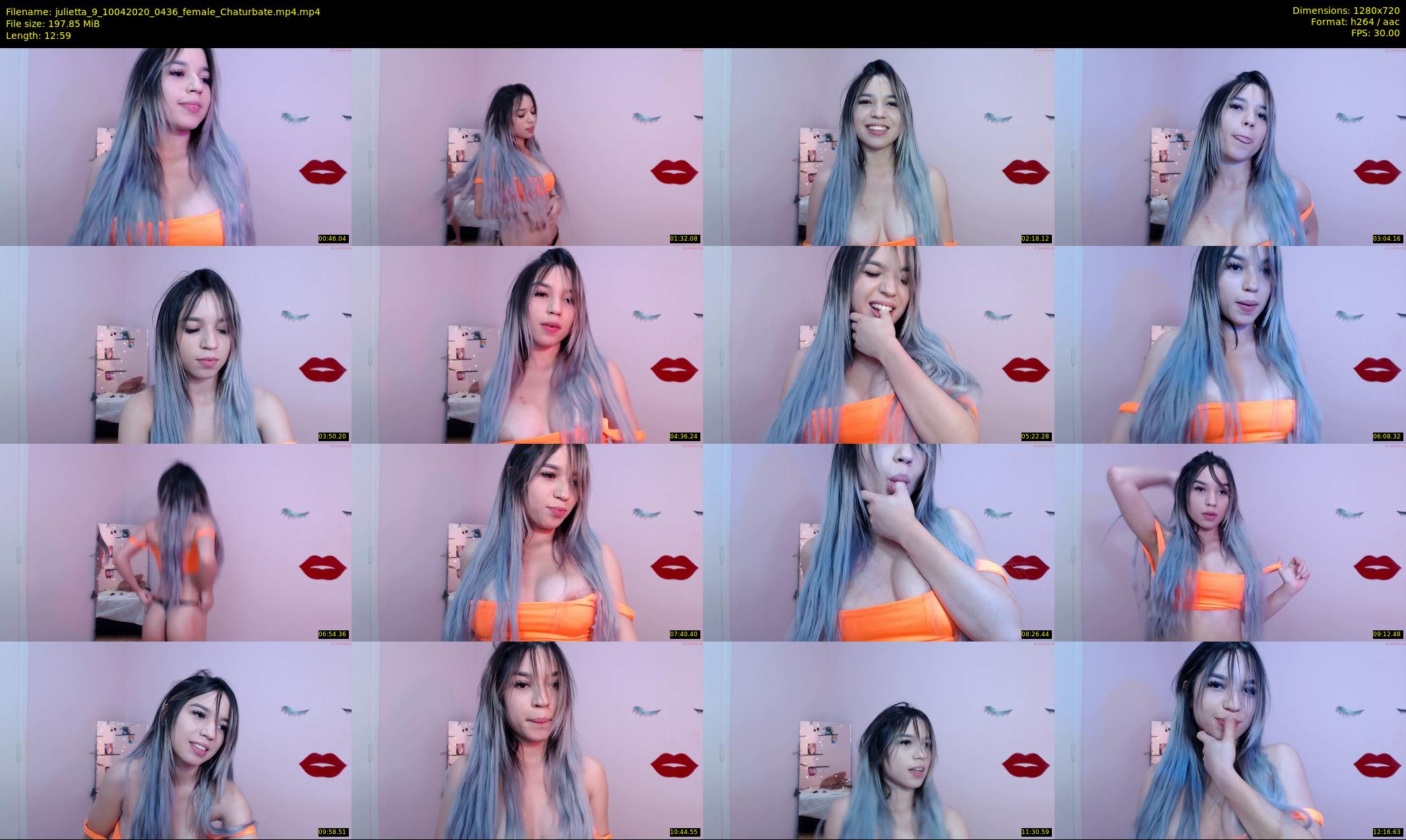 julietta_9 — 13 minute Chaturbate female cam show recording, 720p, Apr 10, 2020