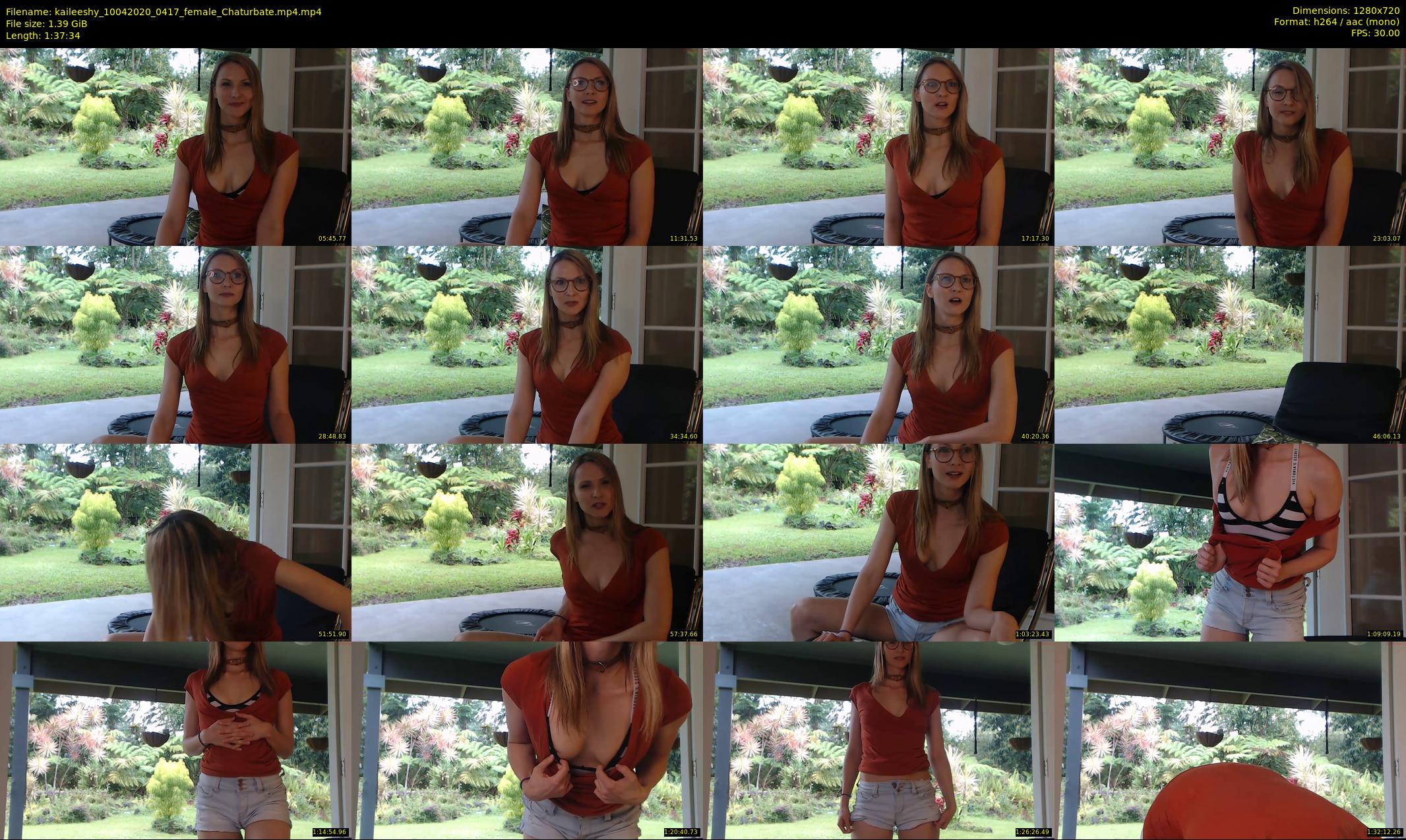 kaileeshy — 98 minute Chaturbate female cam show recording, 720p, Apr 10, 2020