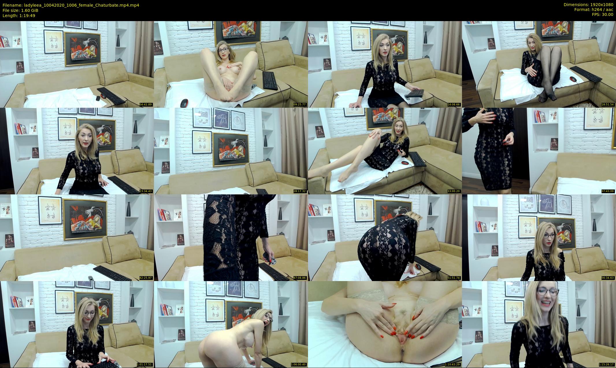 ladyleea — 80 minute Chaturbate female cam show recording, 1080p, Apr 10, 2020