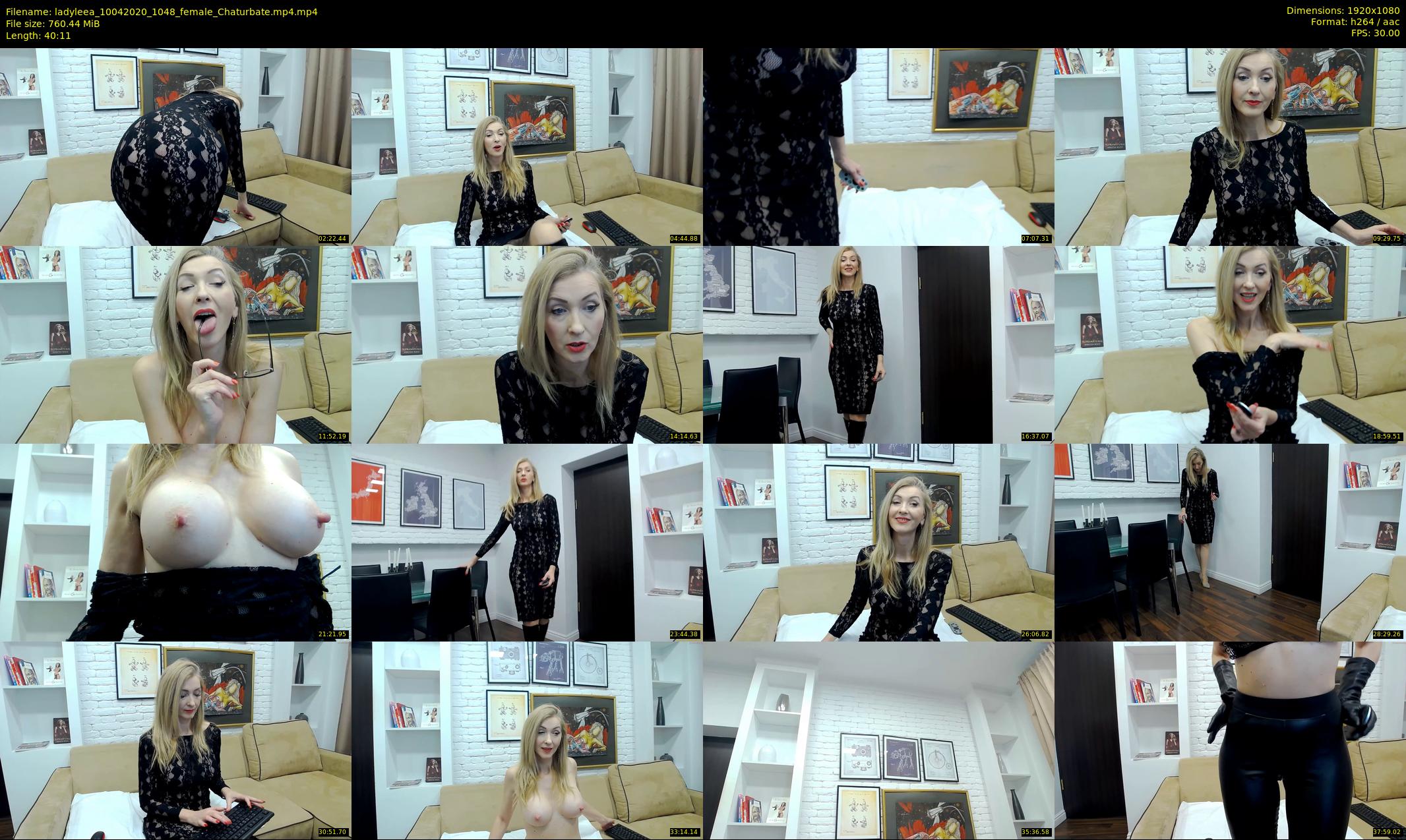 ladyleea — 41 minute Chaturbate female cam show recording, 1080p, Apr 10, 2020