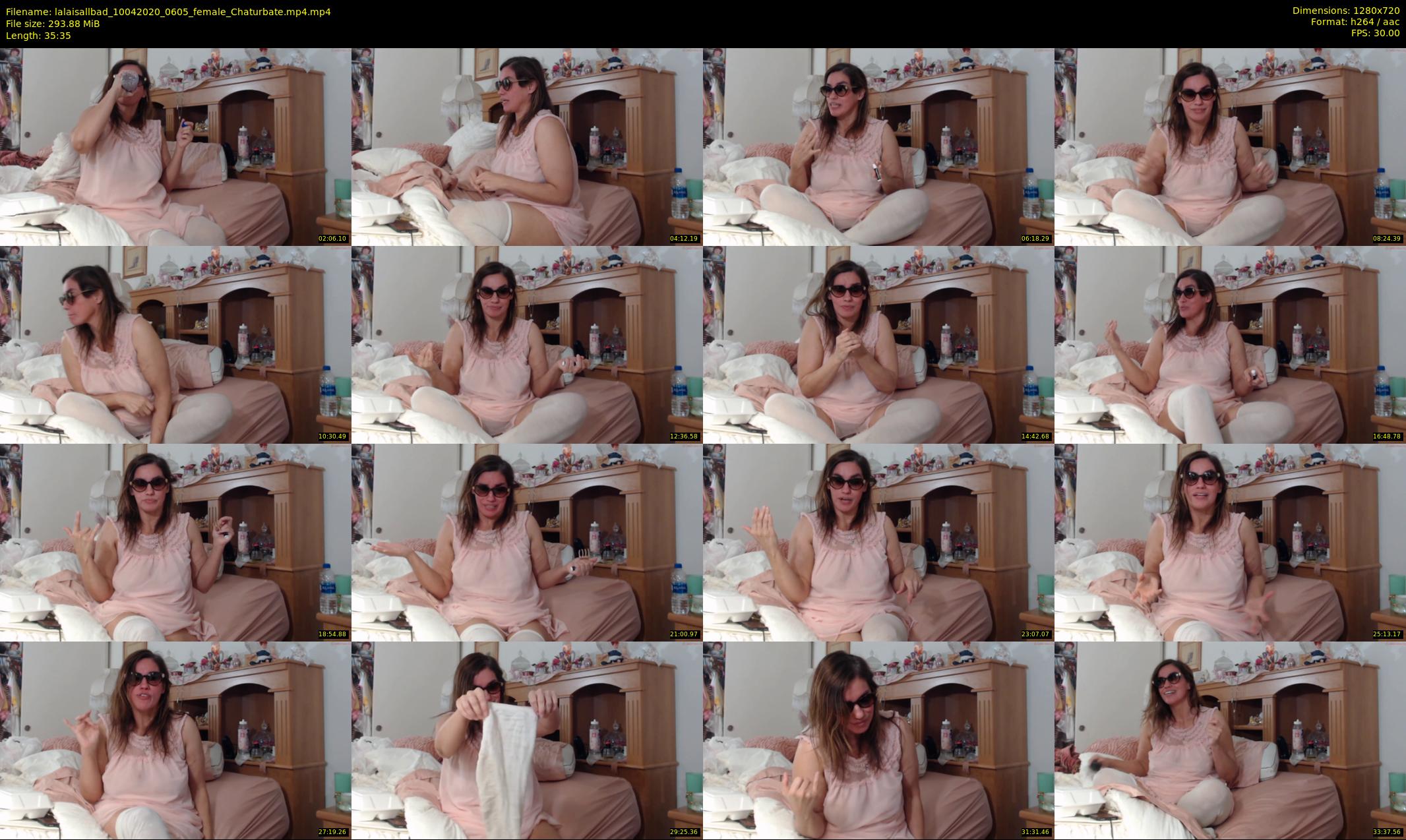lalaisallbad — 36 minute Chaturbate female cam show recording, 720p, Apr 10, 2020