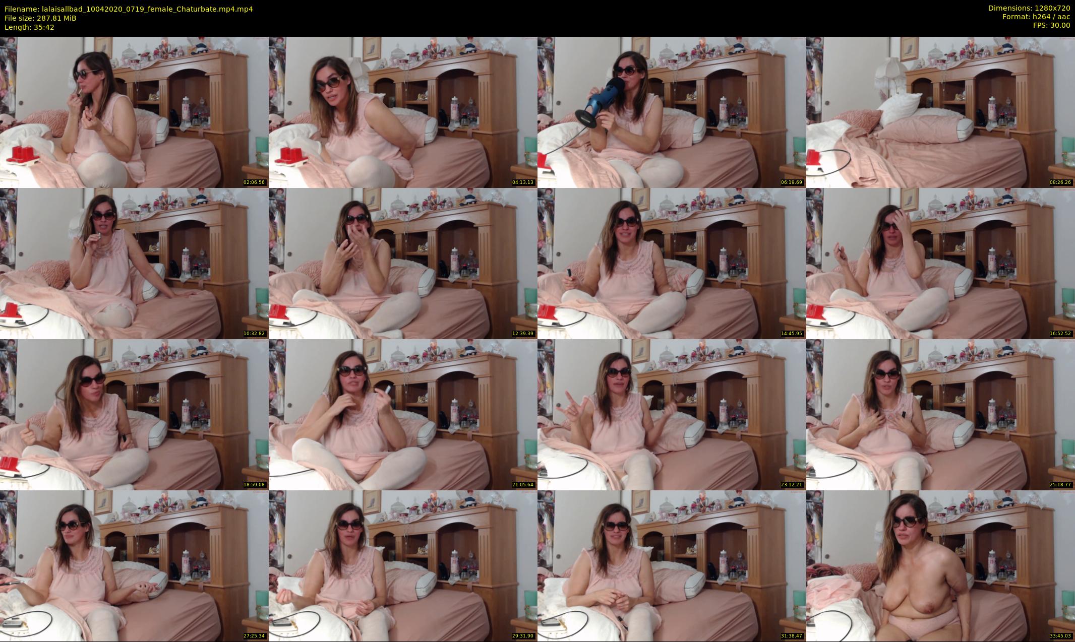 lalaisallbad — 36 minute Chaturbate female cam show recording, 720p, Apr 10, 2020