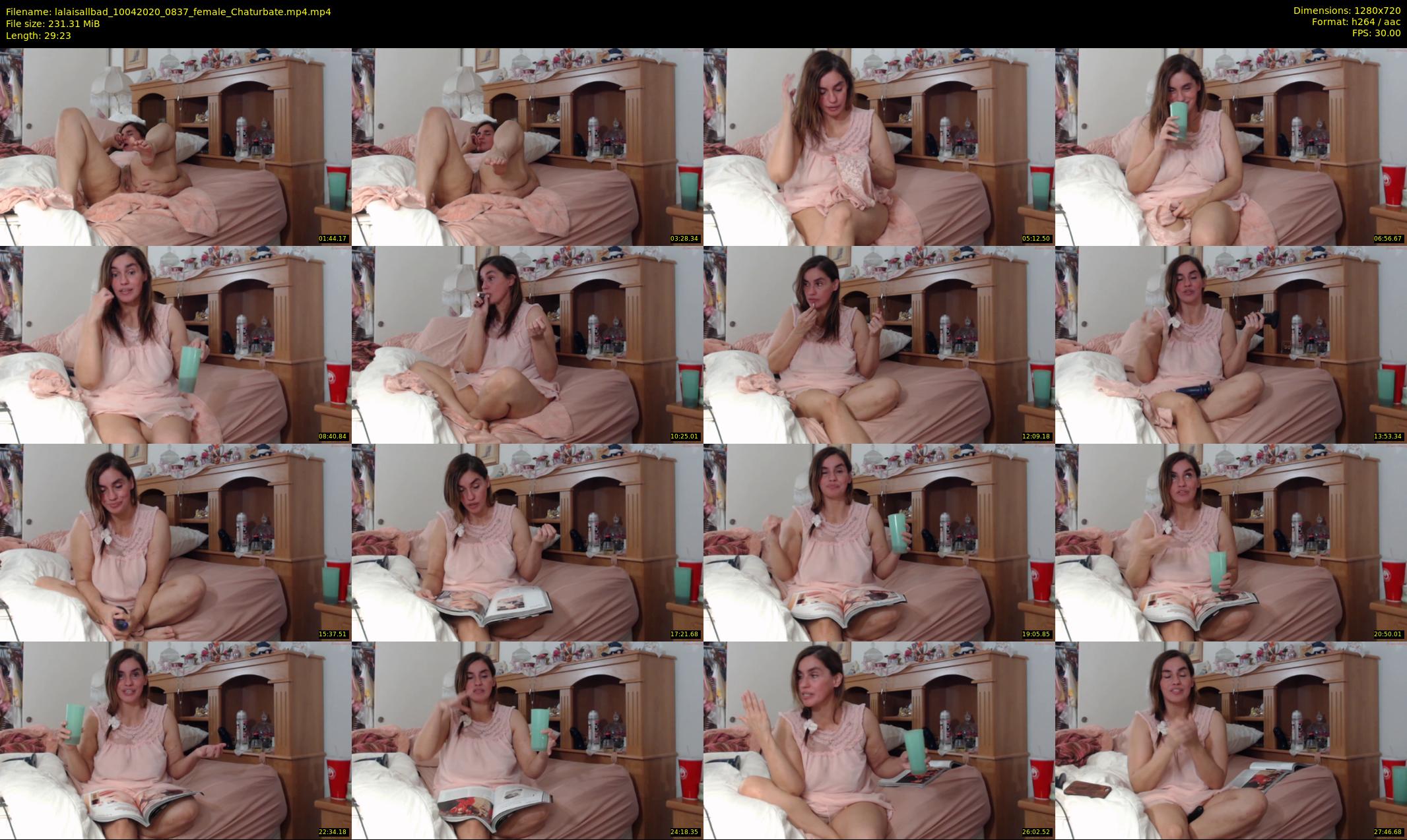 lalaisallbad — 30 minute Chaturbate female cam show recording, 720p, Apr 10, 2020