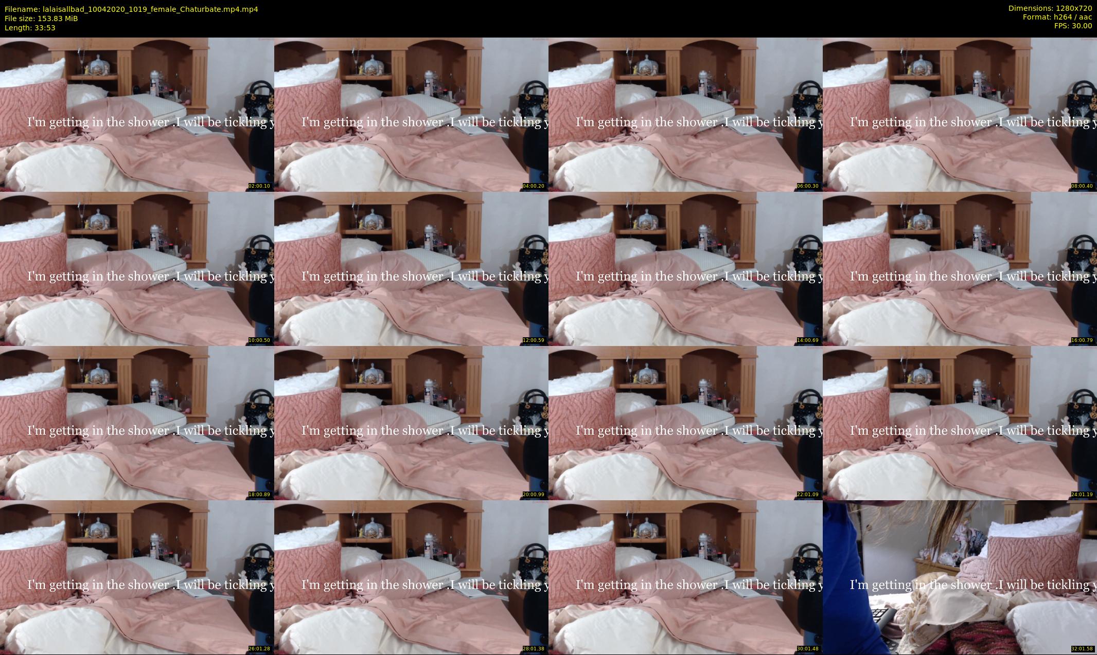 lalaisallbad — 34 minute Chaturbate female cam show recording, 720p, Apr 10, 2020