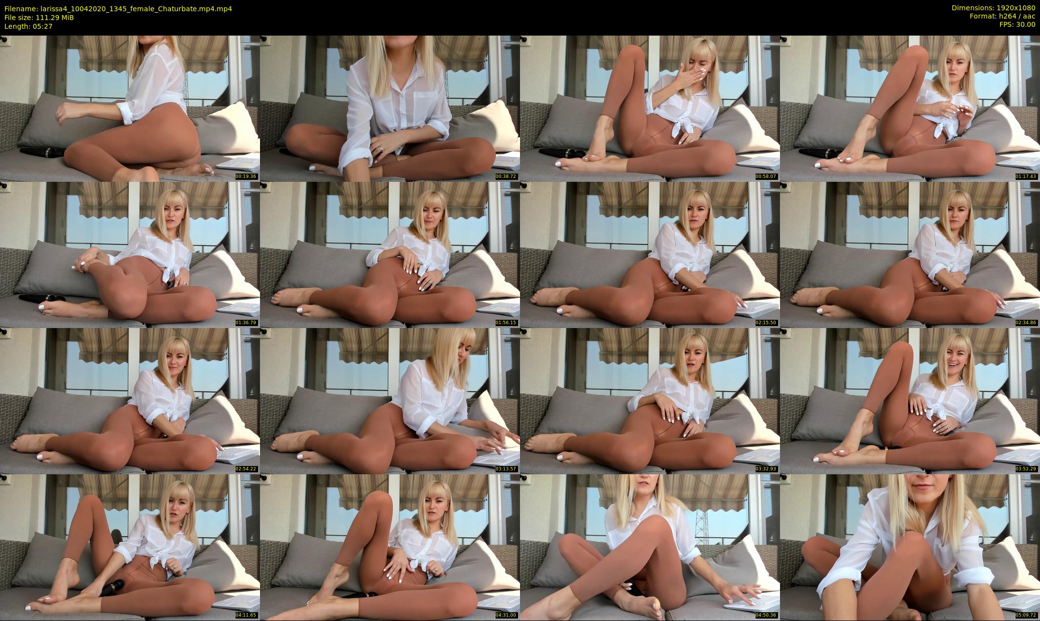 larissa4 — 6 minute Chaturbate female cam show recording, 1080p, Apr 10, 2020