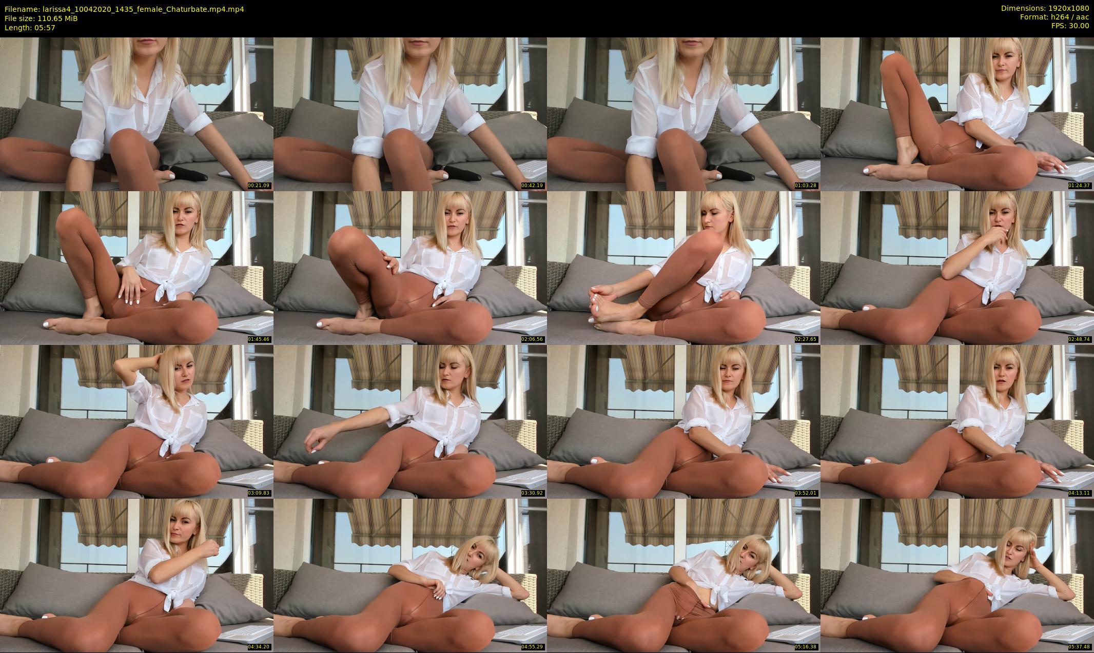 larissa4 — 6 minute Chaturbate female cam show recording, 1080p, Apr 10, 2020