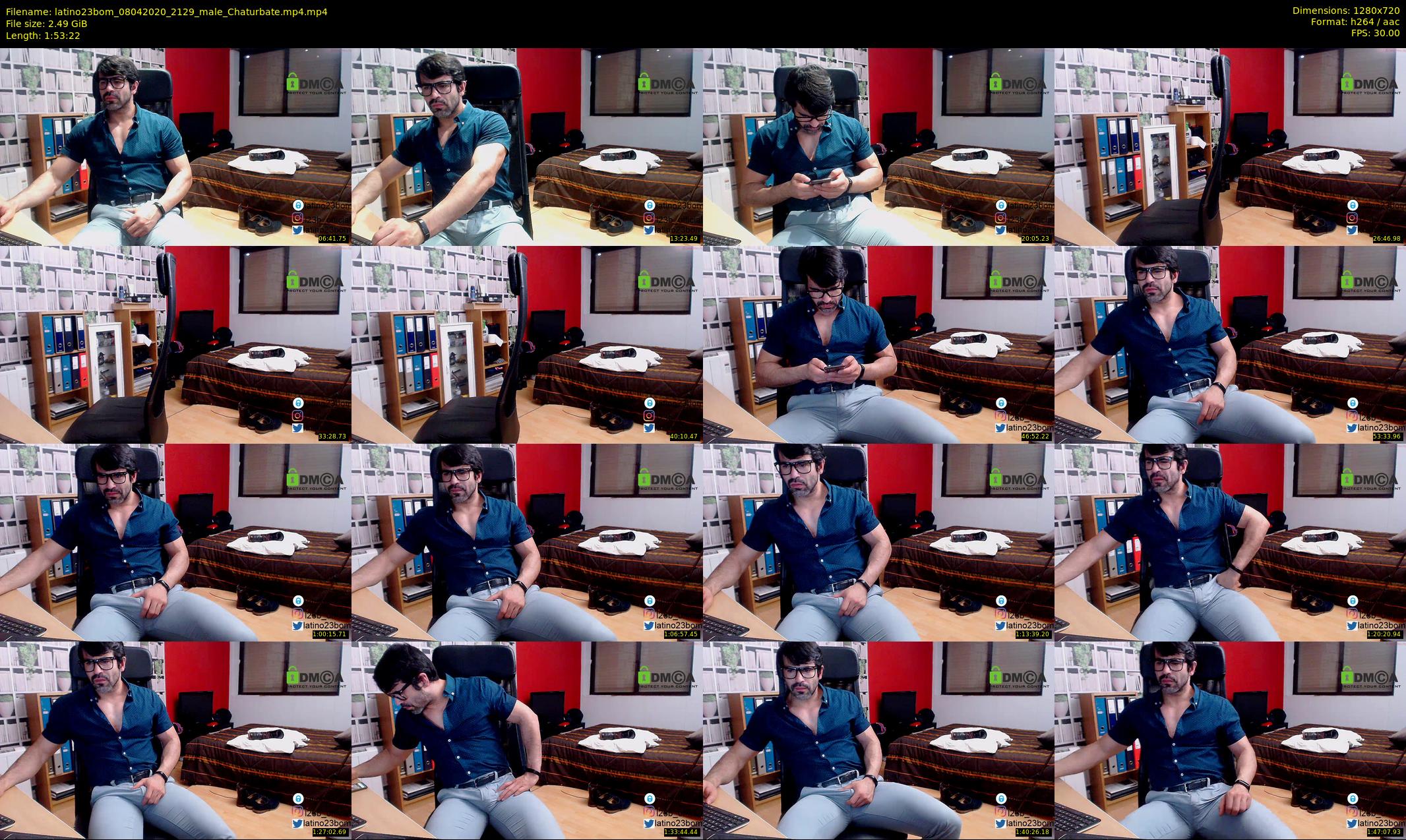 latino23bom — 114 minute Chaturbate male cam show recording, 720p, Apr 8, 2020