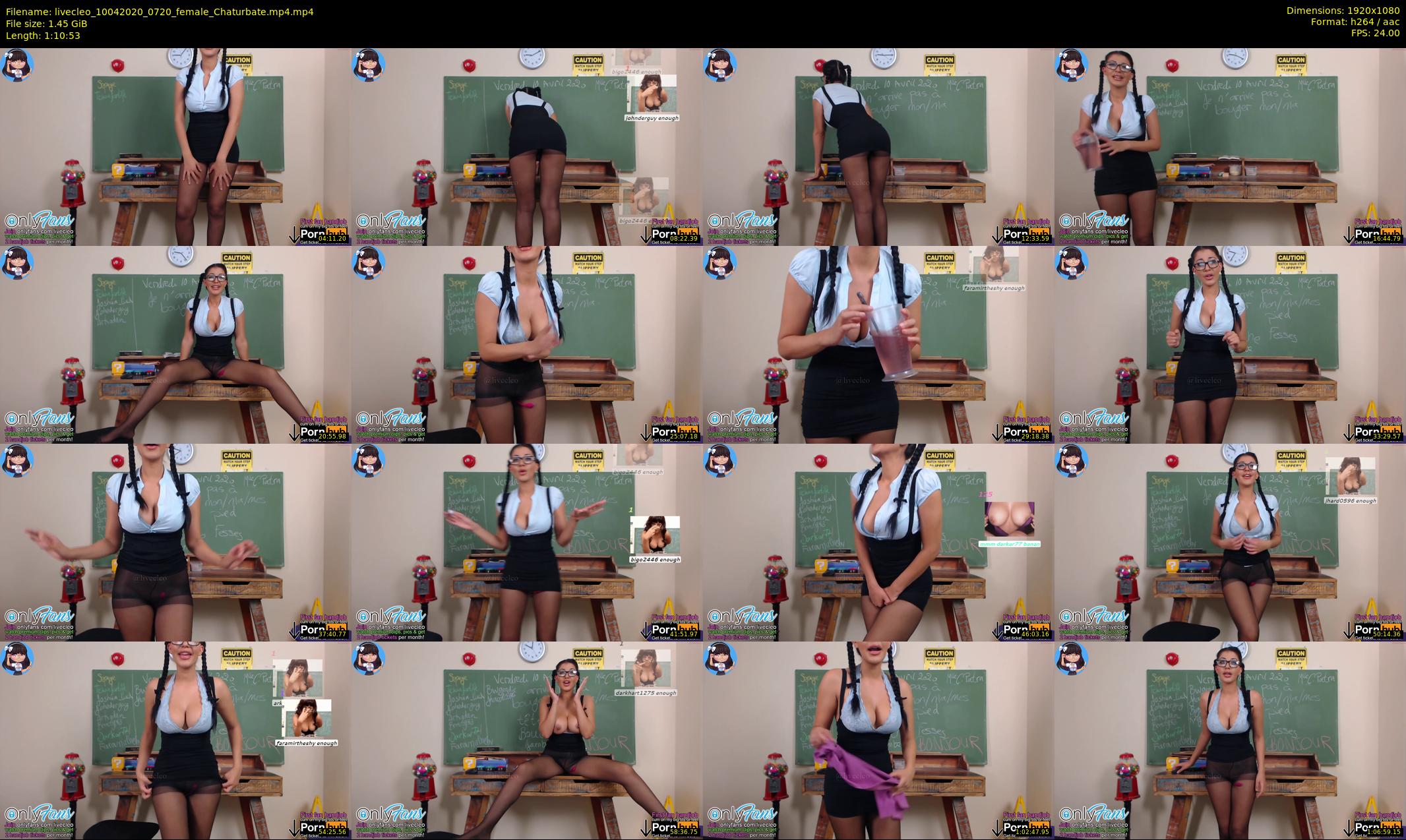 livecleo — 71 minute Chaturbate female cam show recording, 1080p, Apr 10, 2020