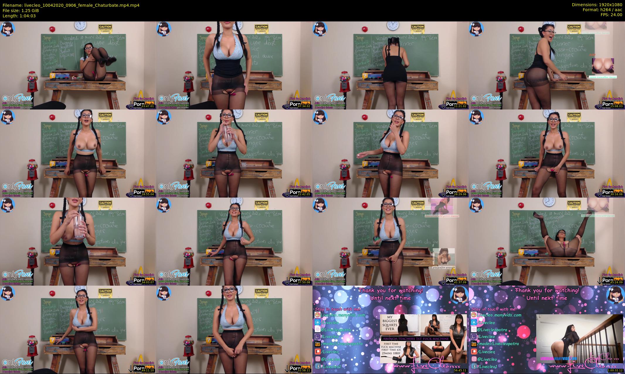 livecleo — 65 minute Chaturbate female cam show recording, 1080p, Apr 10, 2020