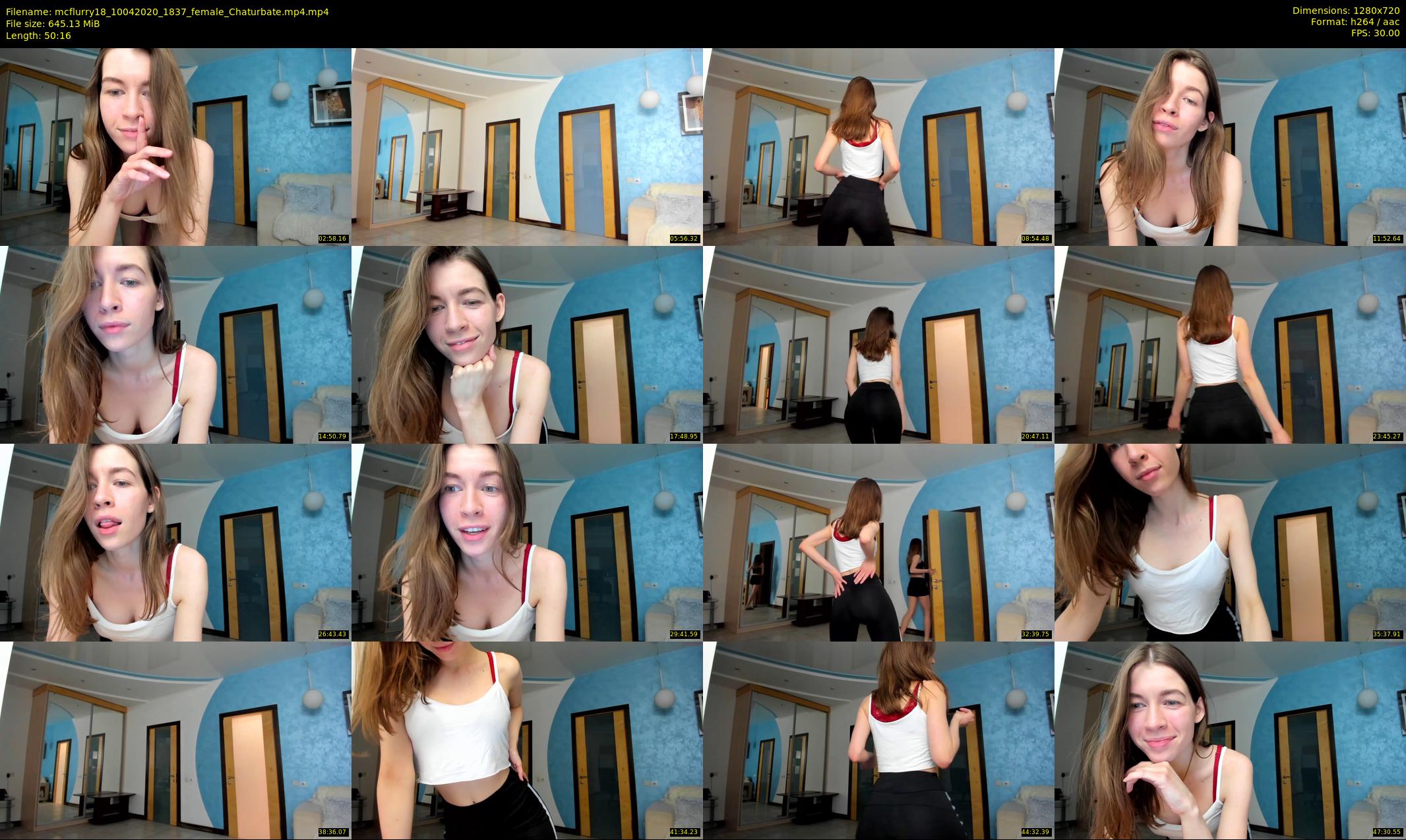 mcflurry18 — 51 minute Chaturbate female cam show recording, 720p, Apr 10, 2020
