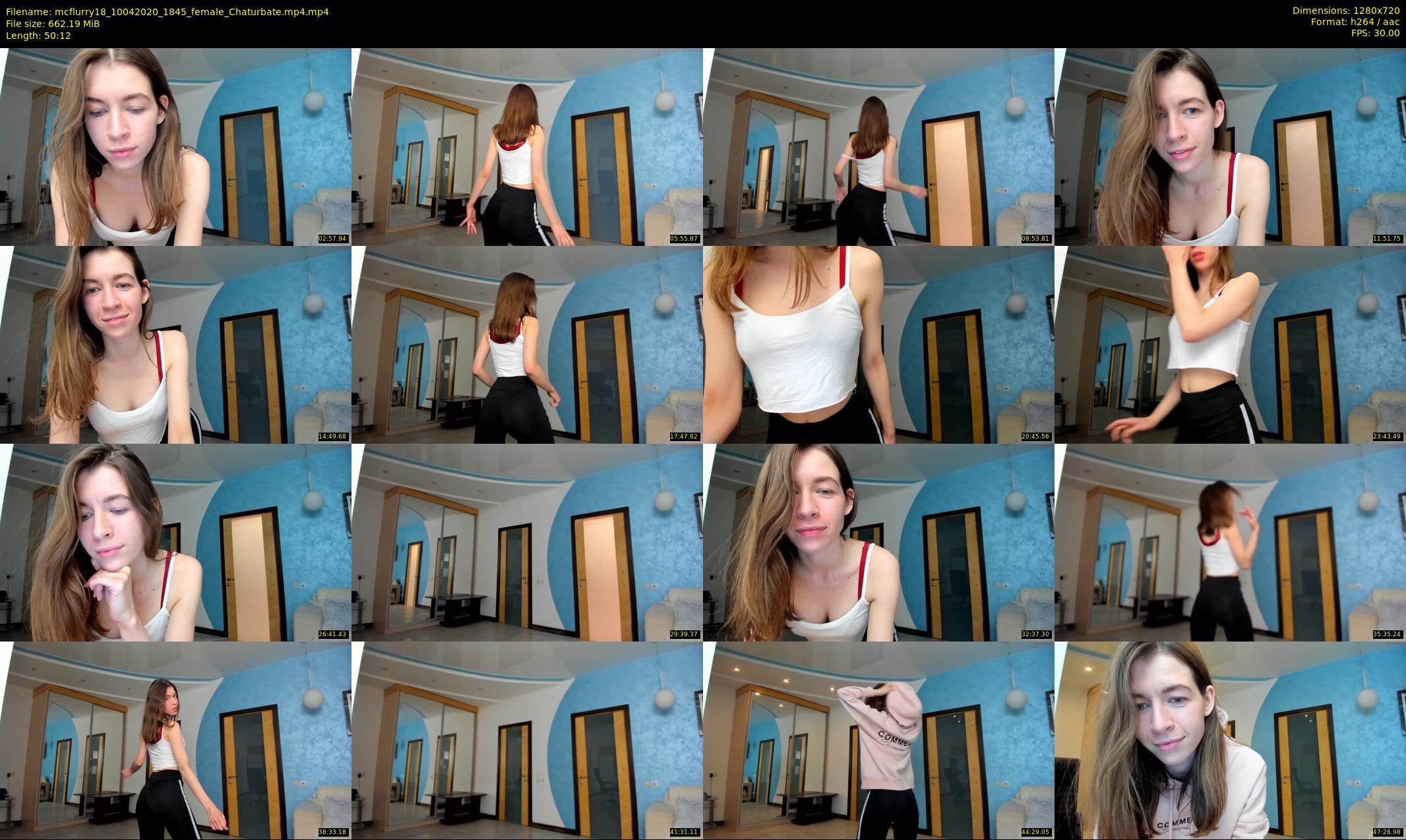 mcflurry18 — 51 minute Chaturbate female cam show recording, 720p, Apr 10, 2020