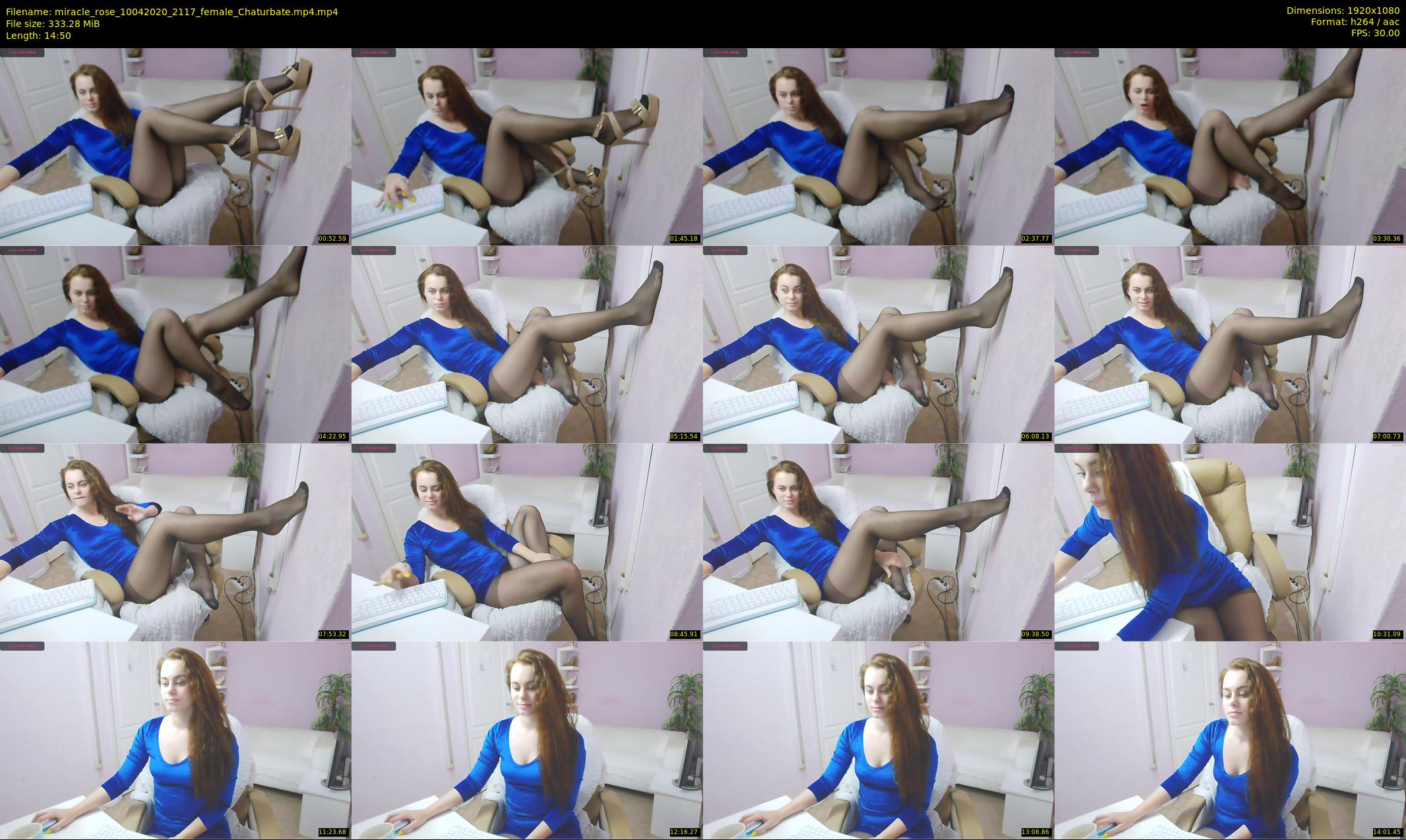 miracle_rose — 15 minute Chaturbate female cam show recording, 1080p, Apr 10, 2020