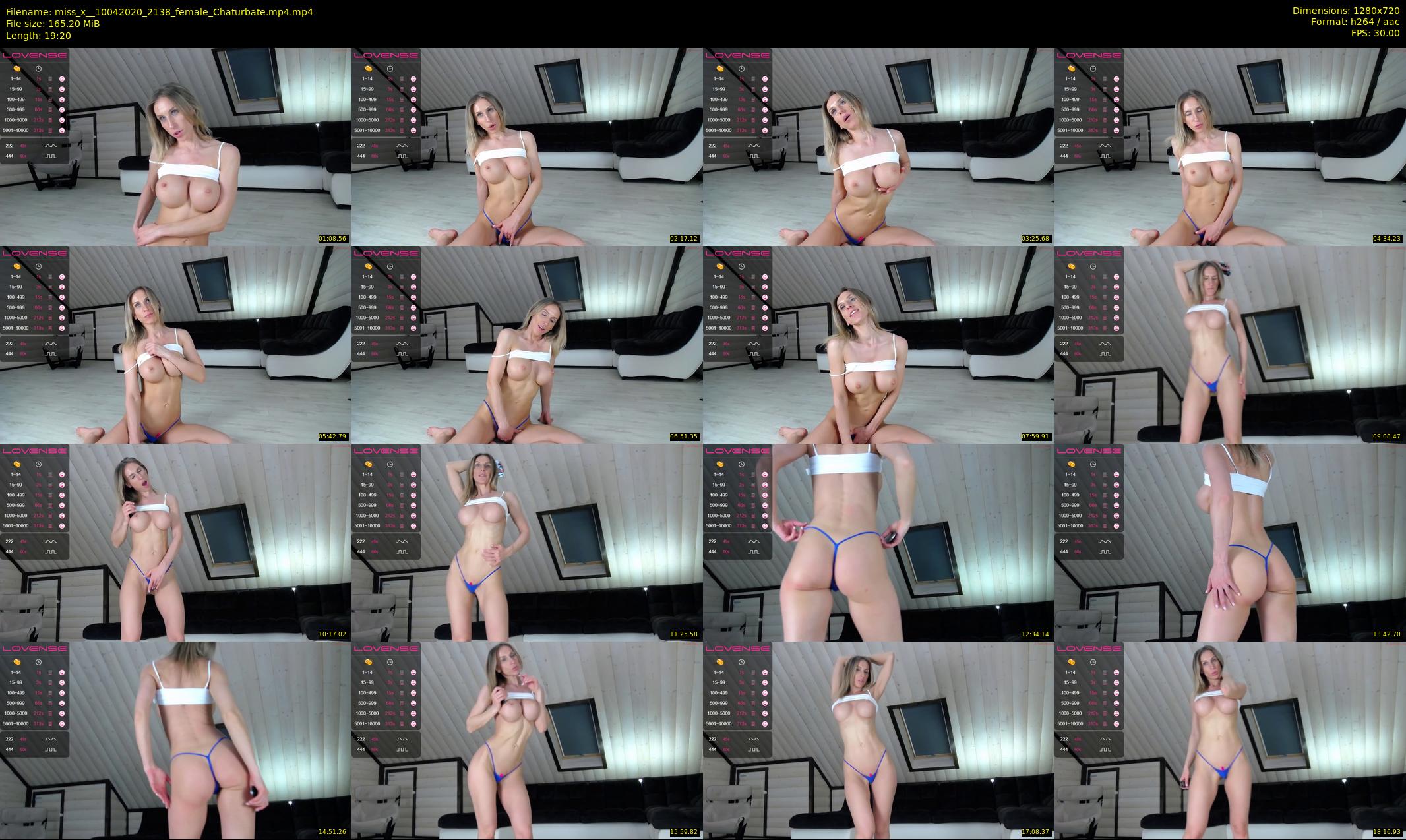 miss_x_ — 20 minute Chaturbate female cam show recording, 720p, Apr 10, 2020
