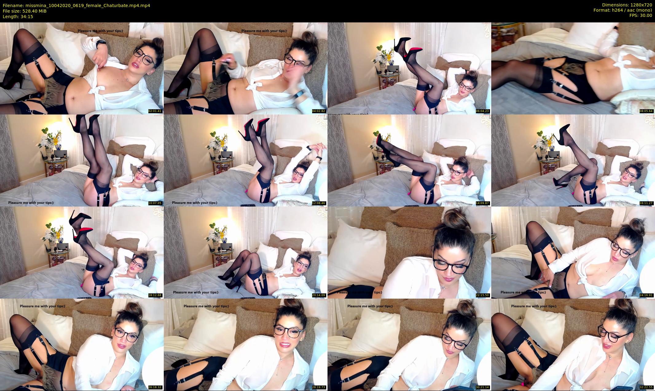 missmina — 35 minute Chaturbate female cam show recording, 720p, Apr 10, 2020