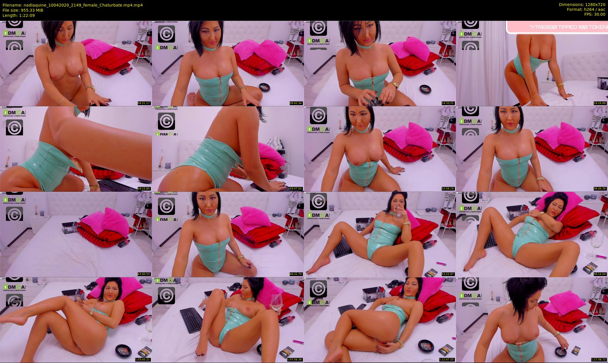 nadiaquine — 83 minute Chaturbate female cam show recording, 720p, Apr 10, 2020