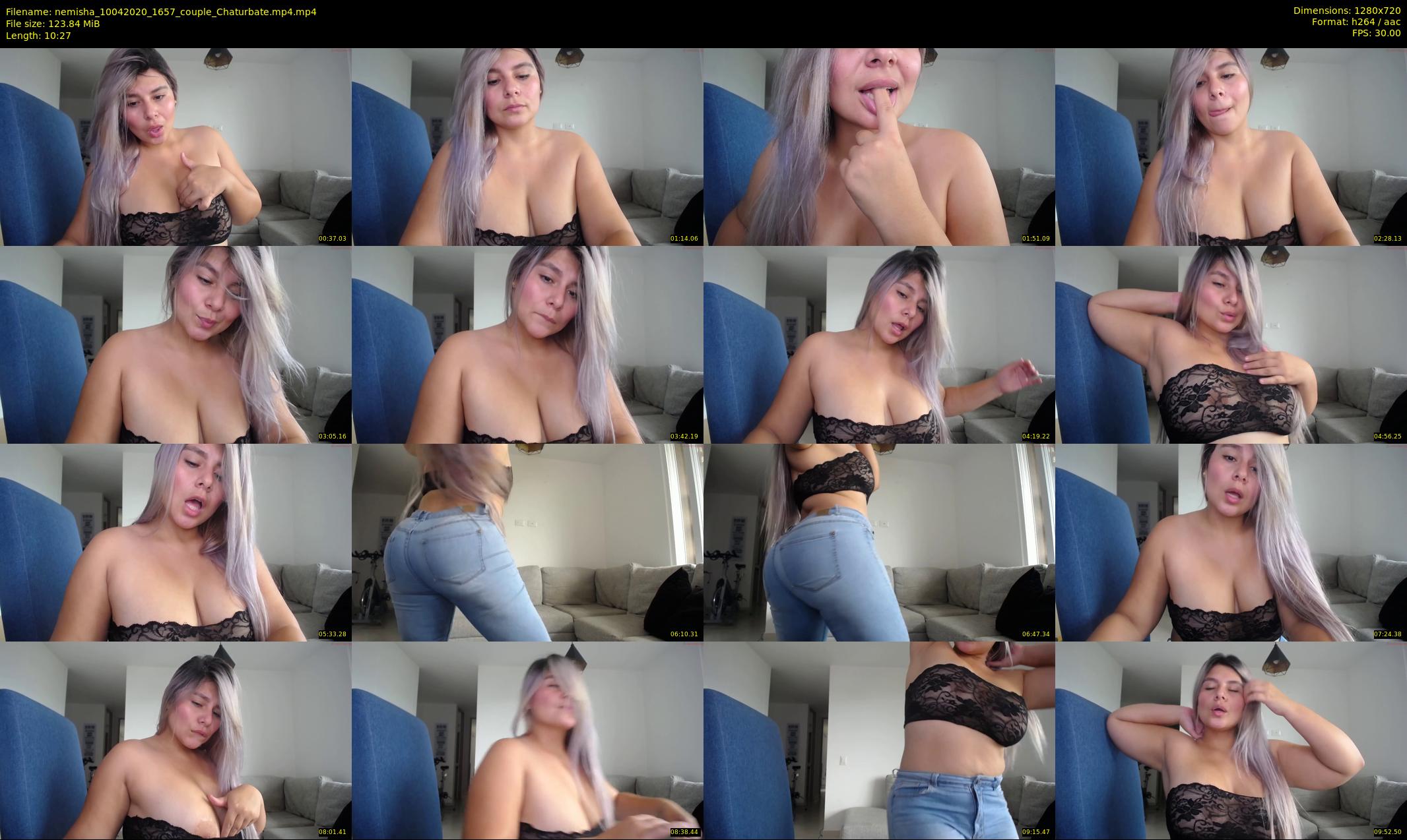 nemisha — 11 minute Chaturbate female cam show recording, 720p, Apr 10, 2020