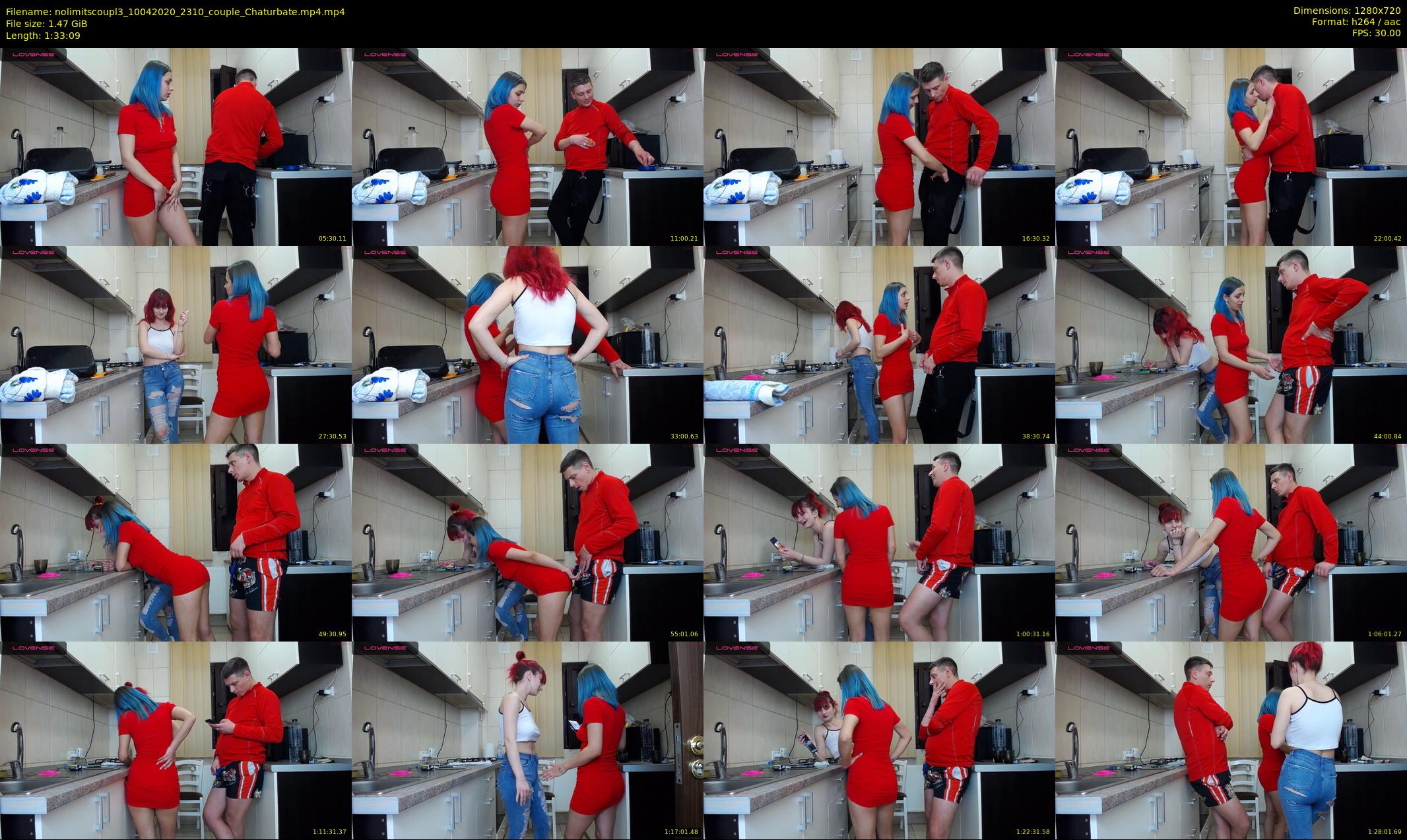 nolimitscoupl3 — 94 minute Chaturbate couple cam show recording, 720p, Apr 10, 2020