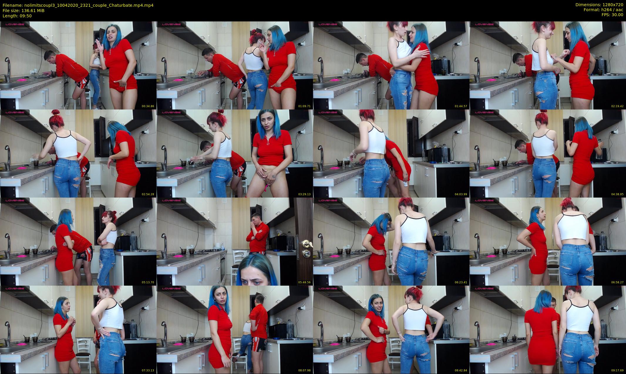 nolimitscoupl3 — 10 minute Chaturbate couple cam show recording, 720p, Apr 10, 2020