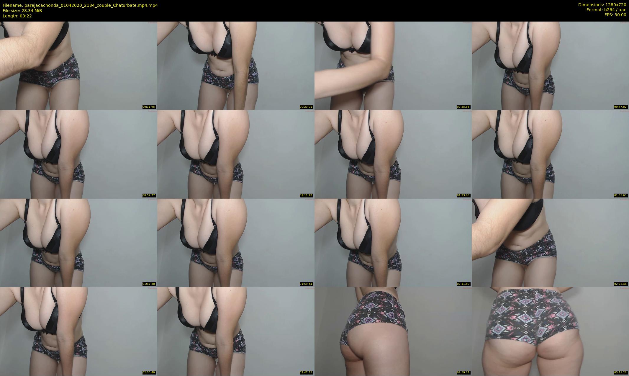 parejacachonda — 4 minute Chaturbate couple cam show recording, 720p, Apr 1, 2020