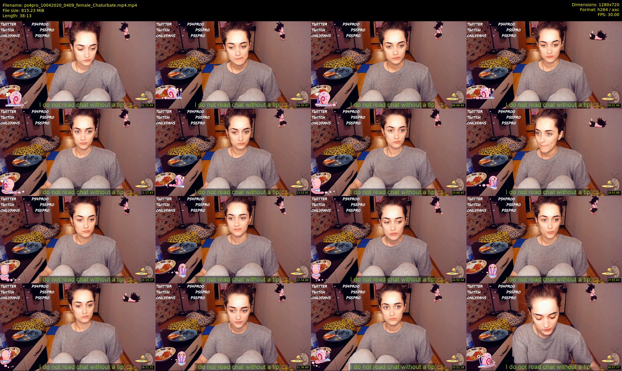 ps4pro — 39 minute Chaturbate female cam show recording, 720p, Apr 10, 2020