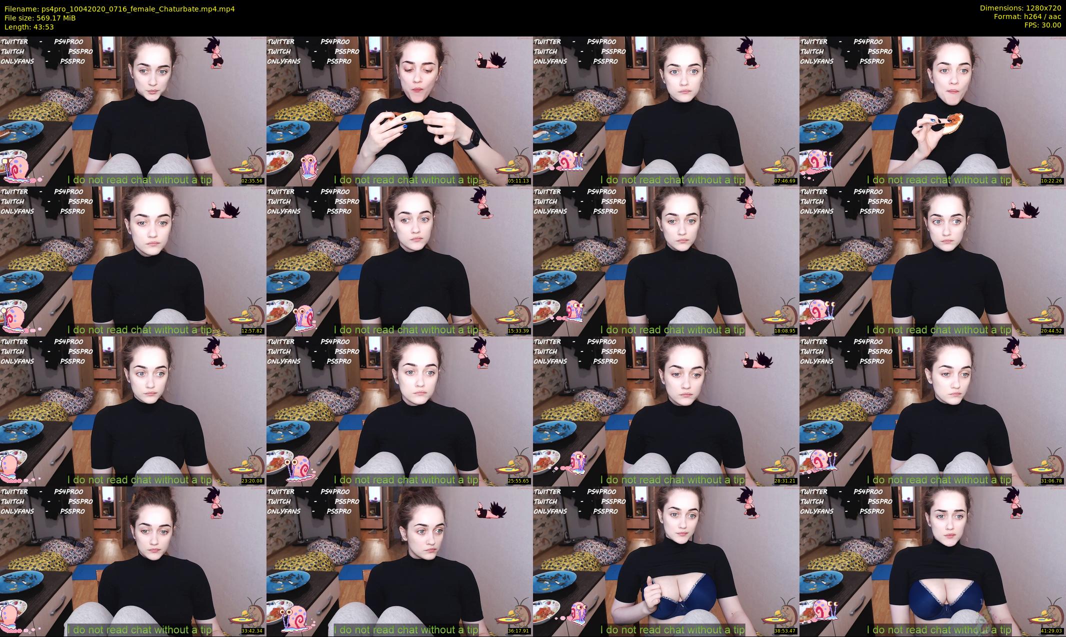 ps4pro — 44 minute Chaturbate female cam show recording, 720p, Apr 10, 2020