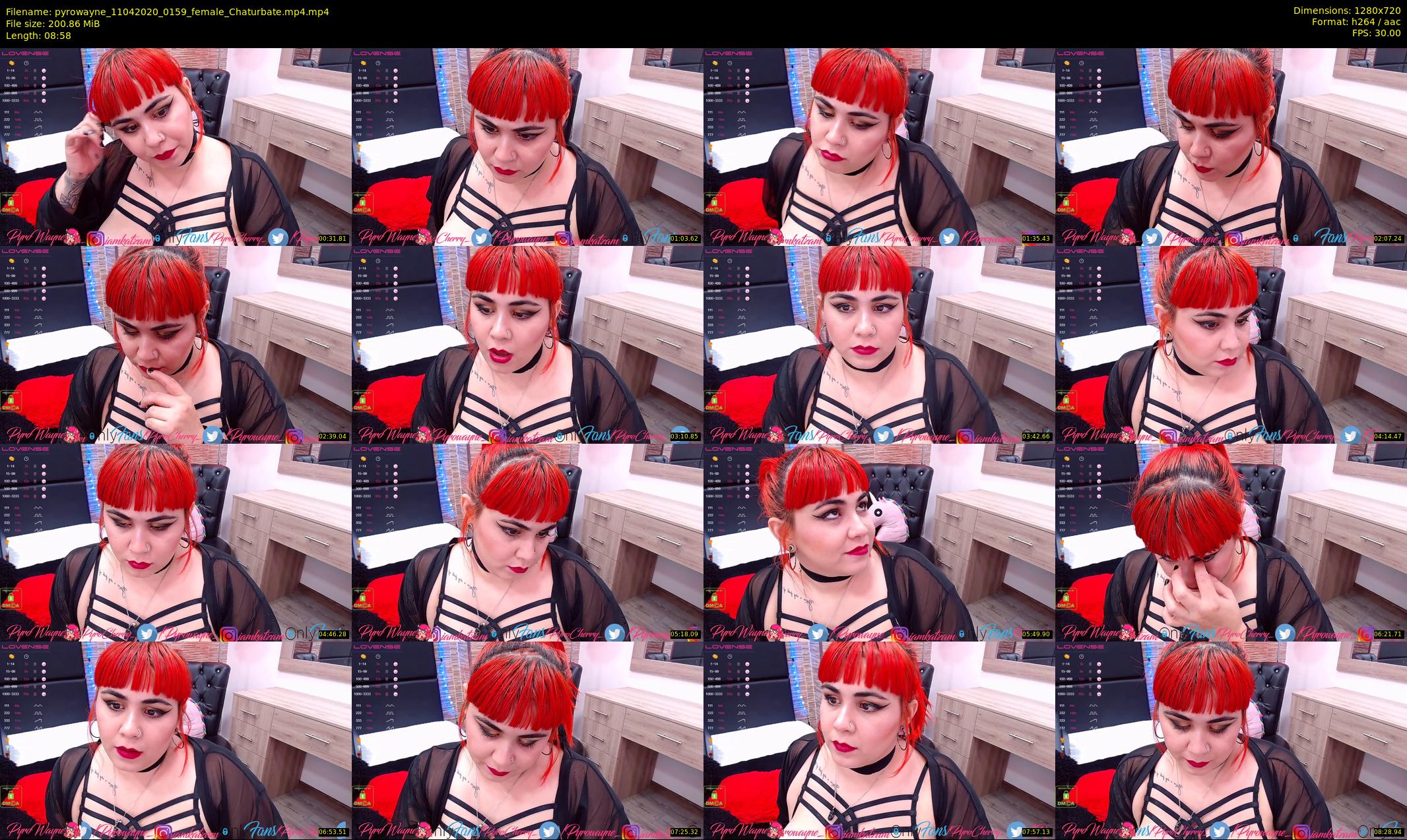 pyrowayne — 9 minute Chaturbate female cam show recording, 720p, Apr 11, 2020
