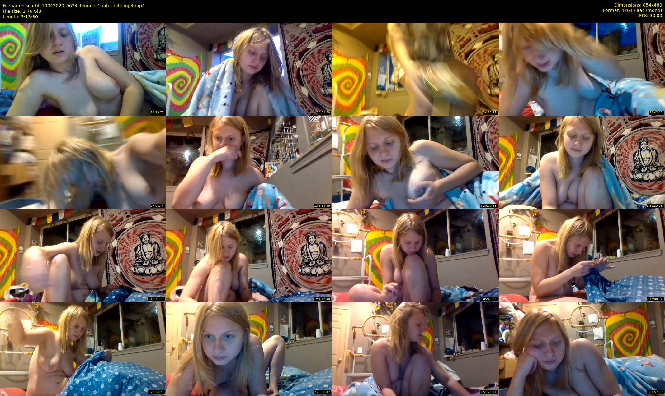 scartit — 194 minute Chaturbate female cam show recording, 480p, Apr 10, 2020