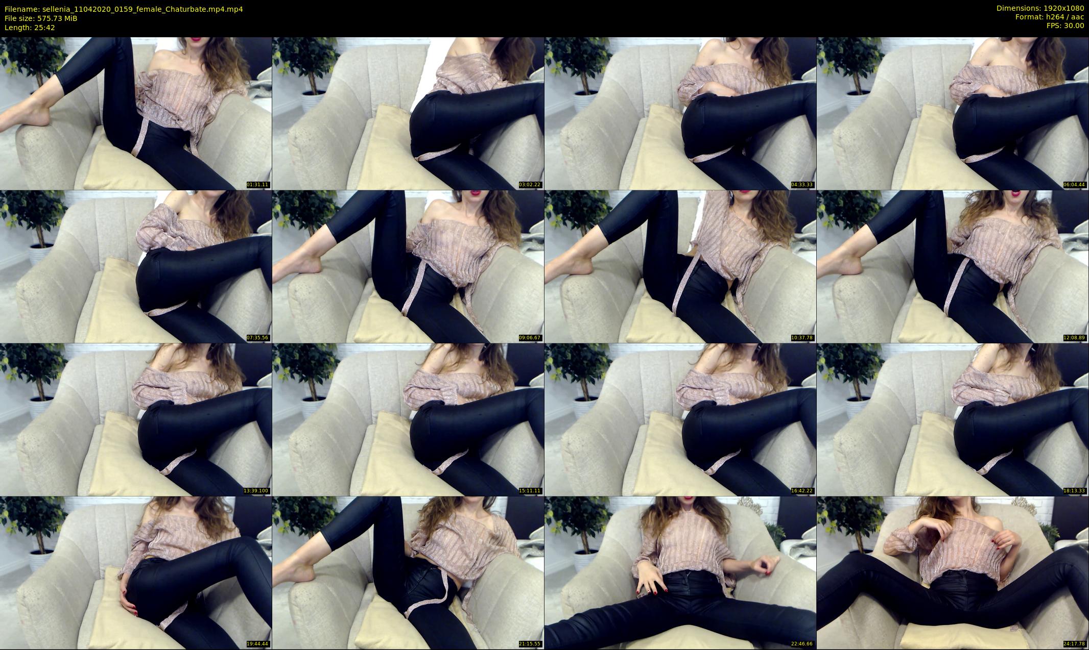 sellenia — 26 minute Chaturbate female cam show recording, 1080p, Apr 11, 2020