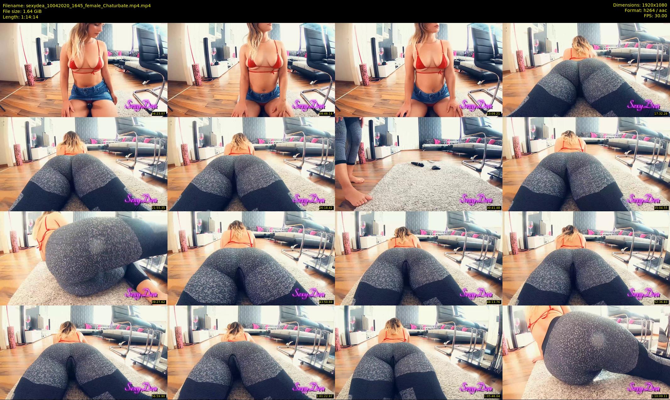 sexydea — 75 minute Chaturbate female cam show recording, 1080p, Apr 10, 2020