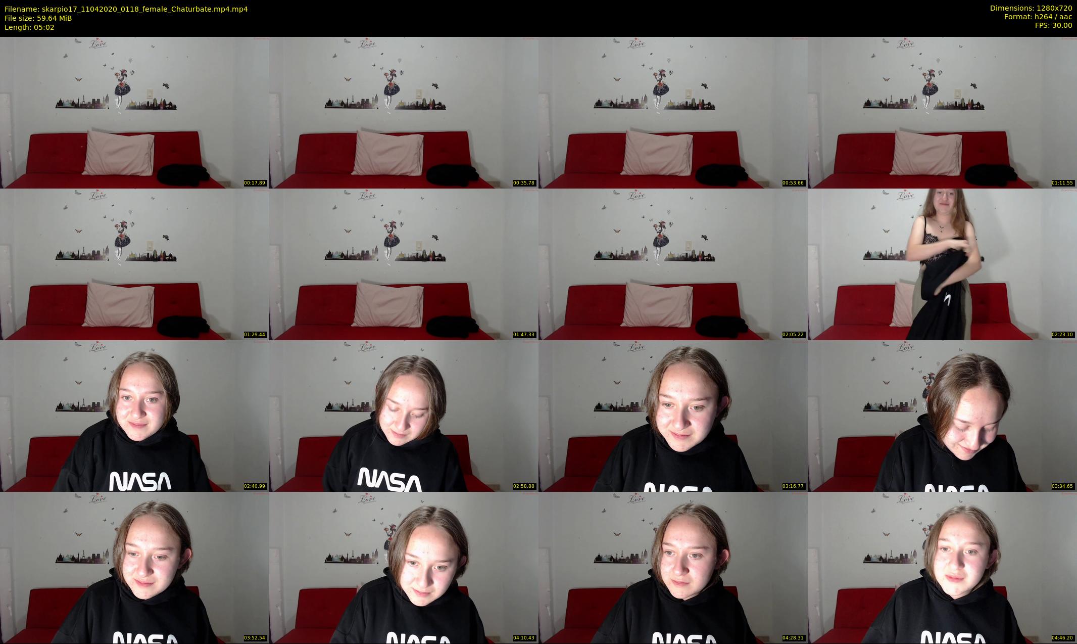 skarpio17 — 6 minute Chaturbate female cam show recording, 720p, Apr 11, 2020