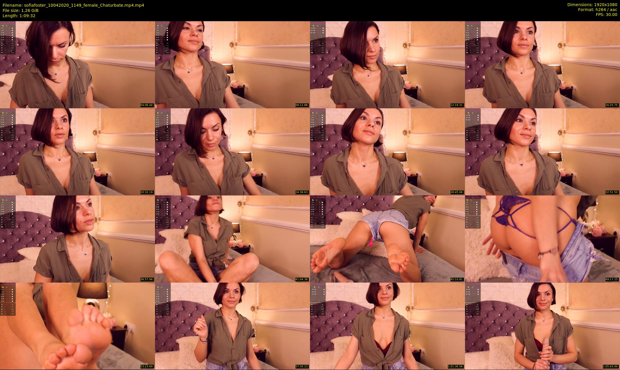 sofiafoster — 70 minute Chaturbate female cam show recording, 1080p, Apr 10, 2020