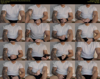 spartacozz — 56 minute Chaturbate male cam show recording, 480p, Apr 11, 2020