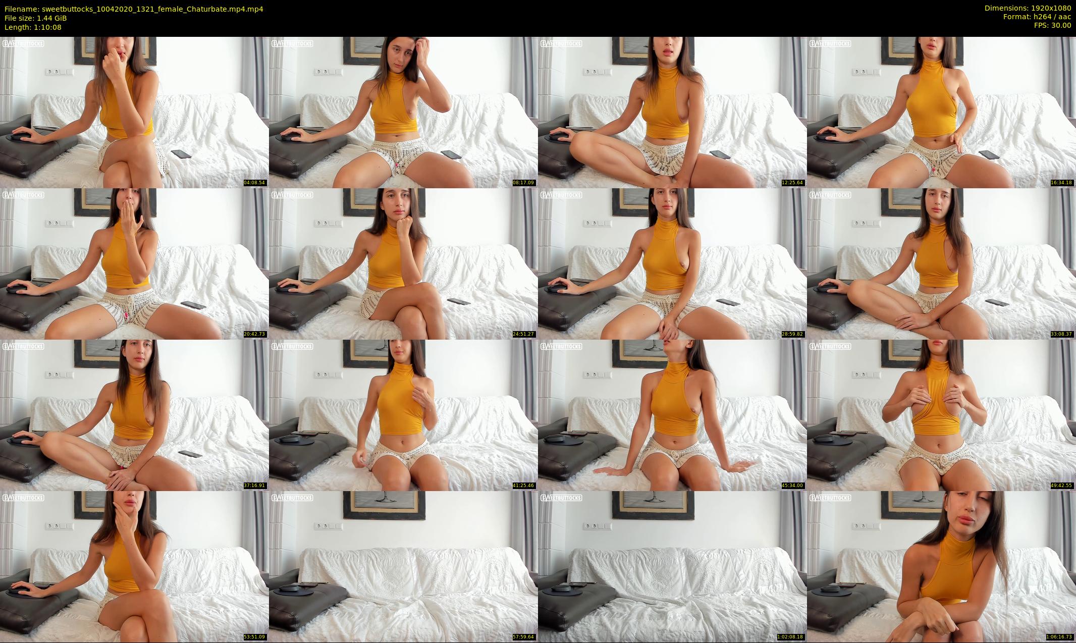 sweetbuttocks — 71 minute Chaturbate female cam show recording, 1080p, Apr 10, 2020