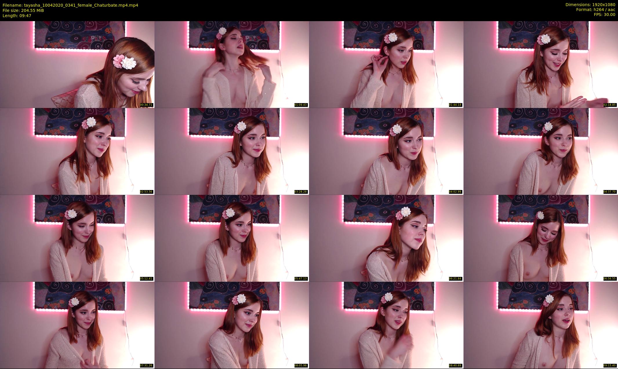 tayasha — 10 minute Chaturbate female cam show recording, 1080p, Apr 10, 2020