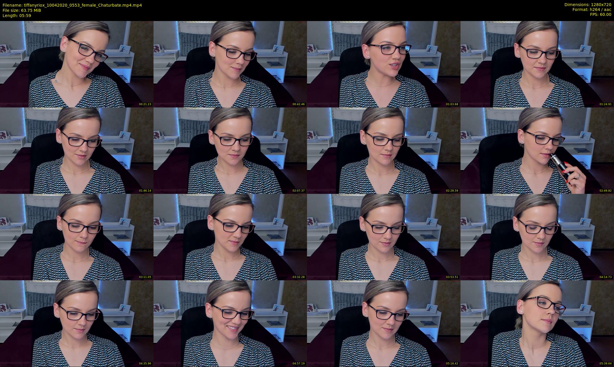 tiffanyriox — 6 minute Chaturbate female cam show recording, 720p, Apr 10, 2020