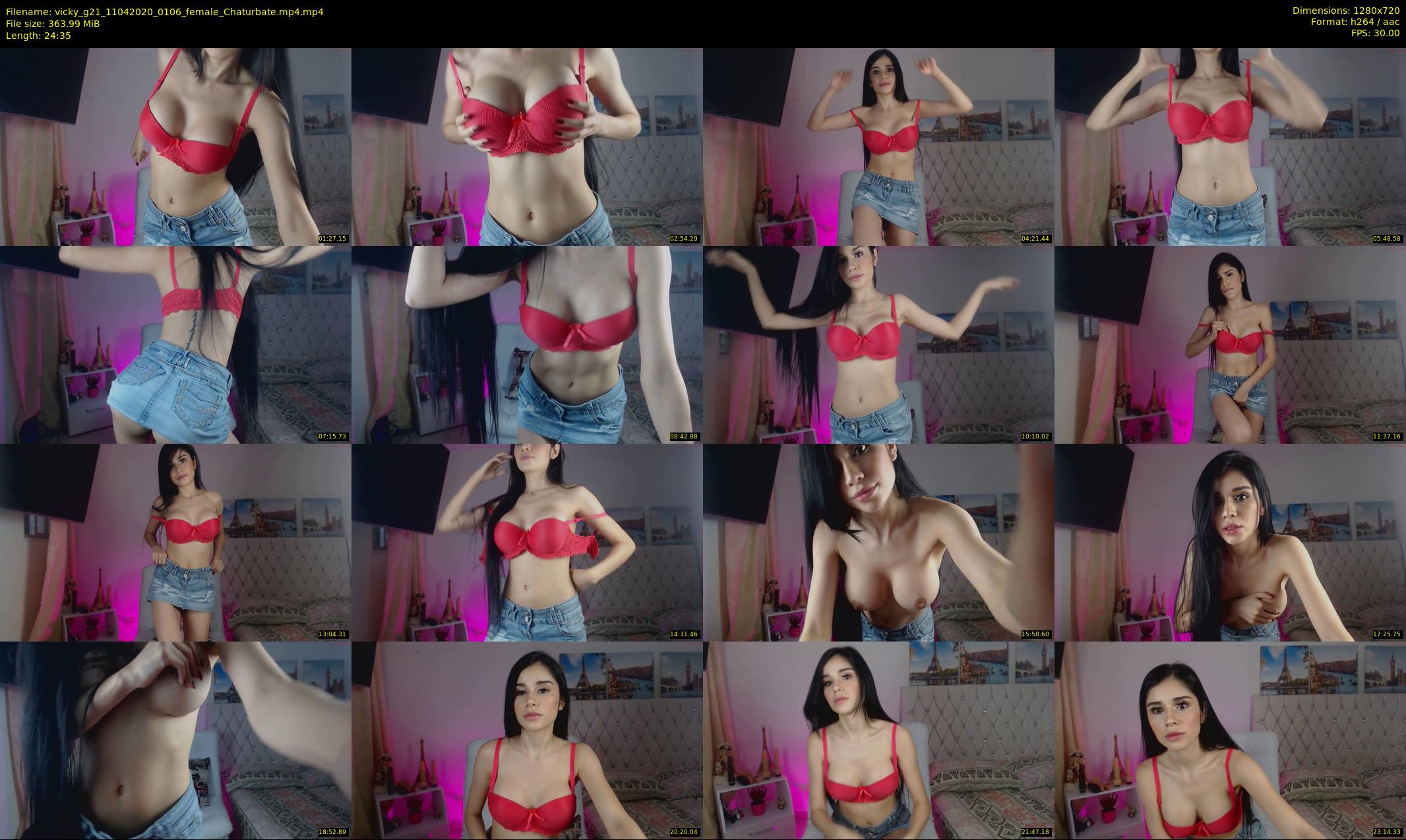 vicky_g21 — 25 minute Chaturbate female cam show recording, 720p, Apr 11, 2020
