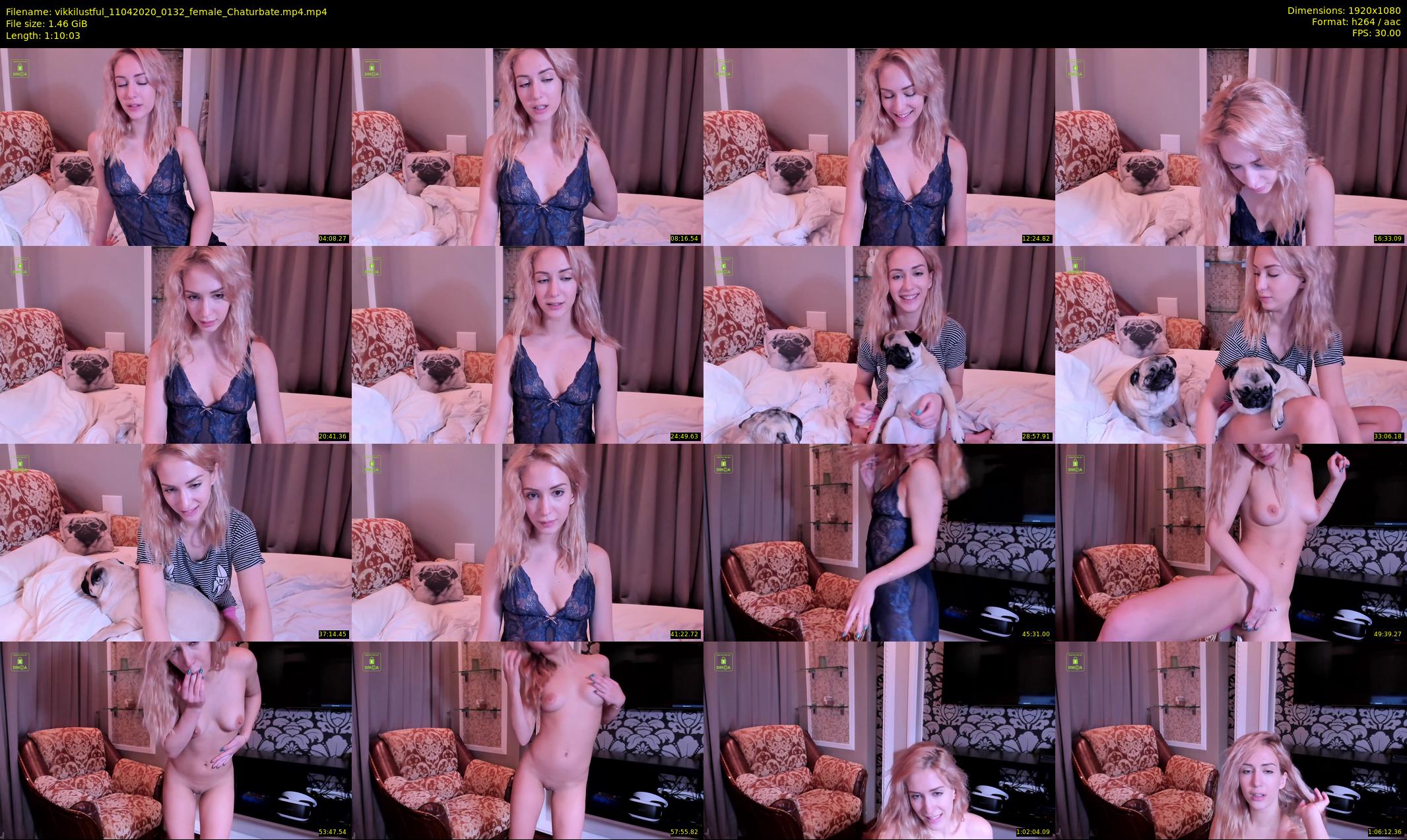vikkilustful — 71 minute Chaturbate female cam show recording, 1080p, Apr 11, 2020