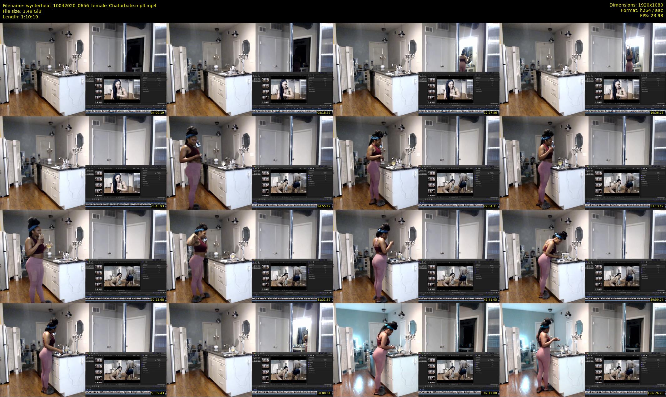 wynterheat — 71 minute Chaturbate female cam show recording, 1080p, Apr 10, 2020