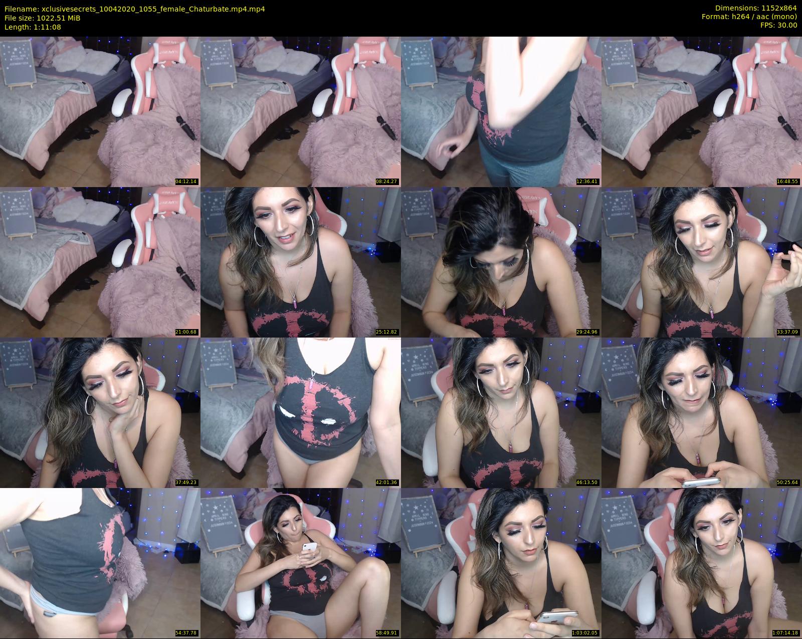 xclusivesecrets — 72 minute Chaturbate female cam show recording, 720p, Apr 10, 2020