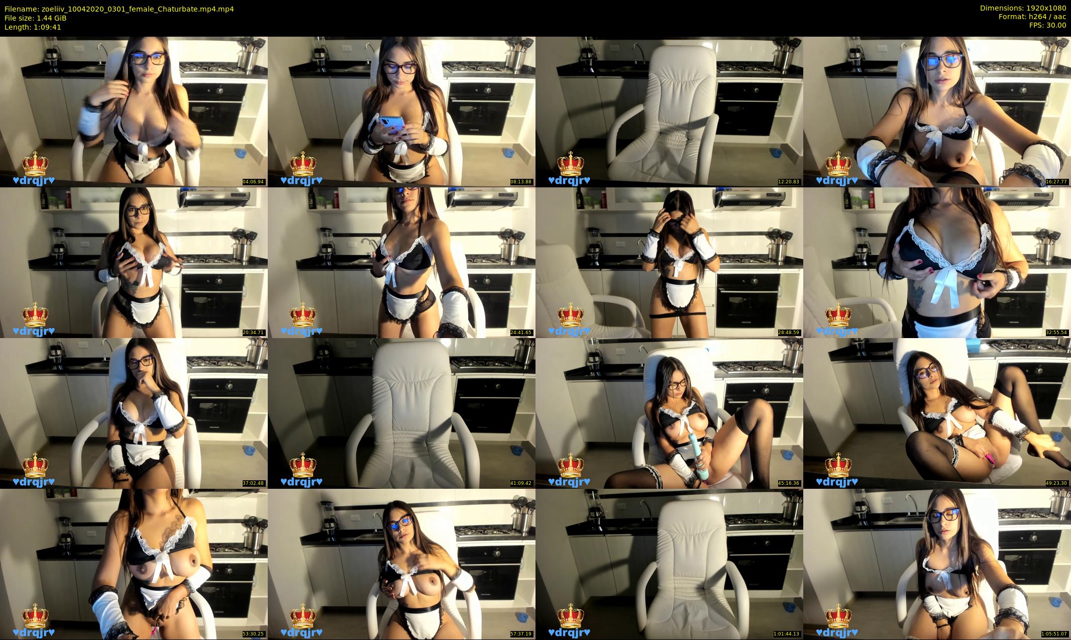 zoeliiv — 70 minute Chaturbate female cam show recording, 1080p, Apr 10, 2020