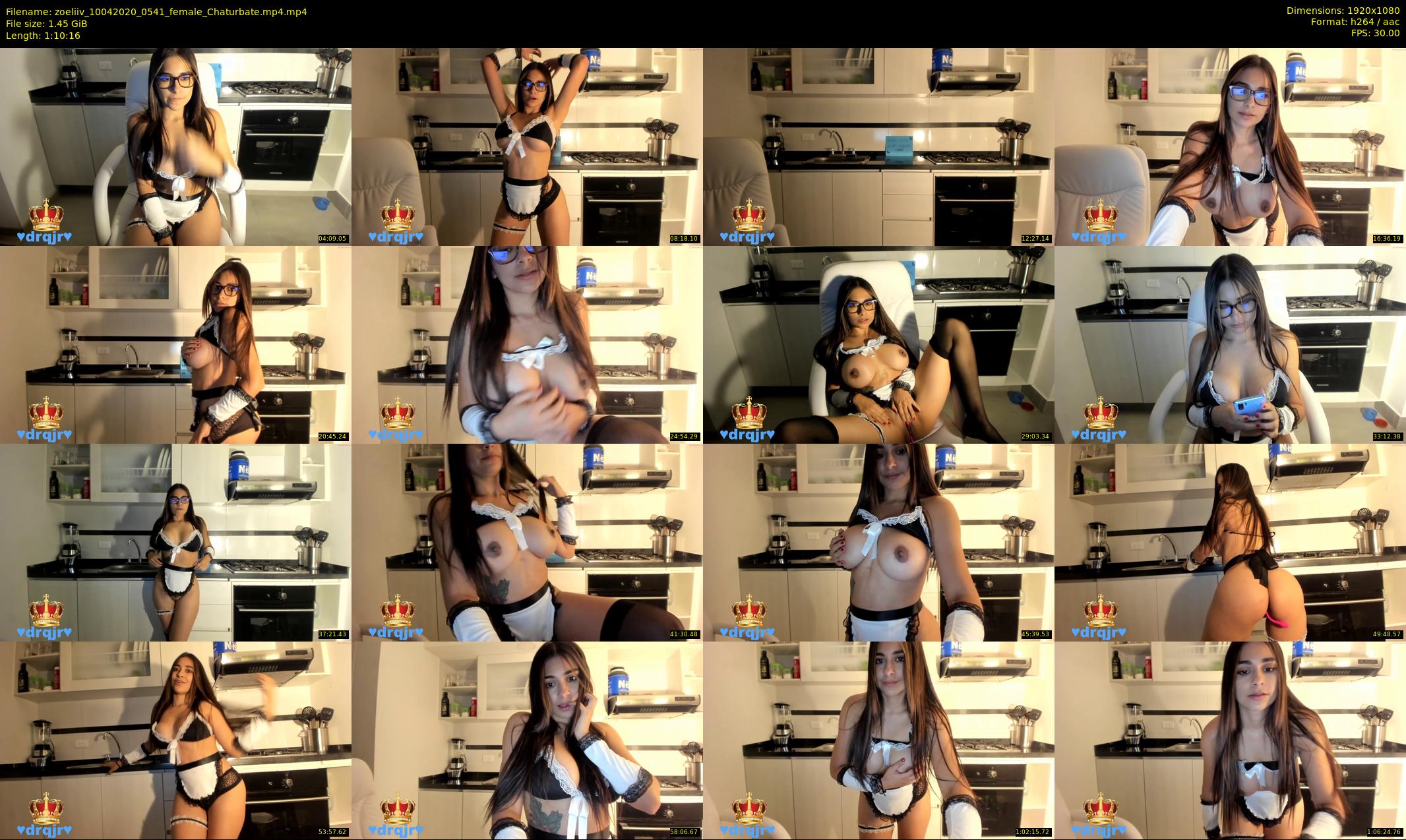 zoeliiv — 71 minute Chaturbate female cam show recording, 1080p, Apr 10, 2020