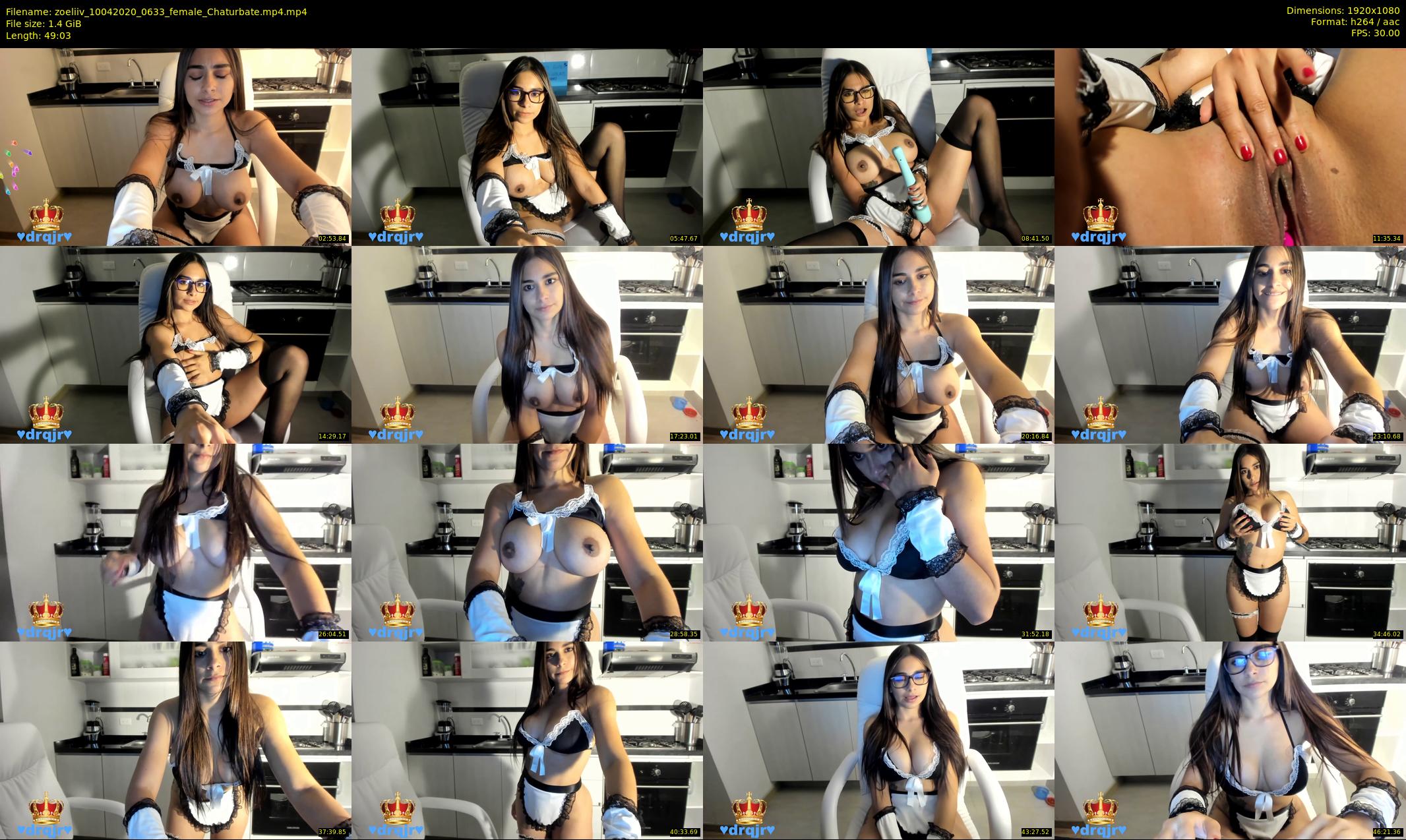 zoeliiv — 50 minute Chaturbate female cam show recording, 1080p, Apr 10, 2020