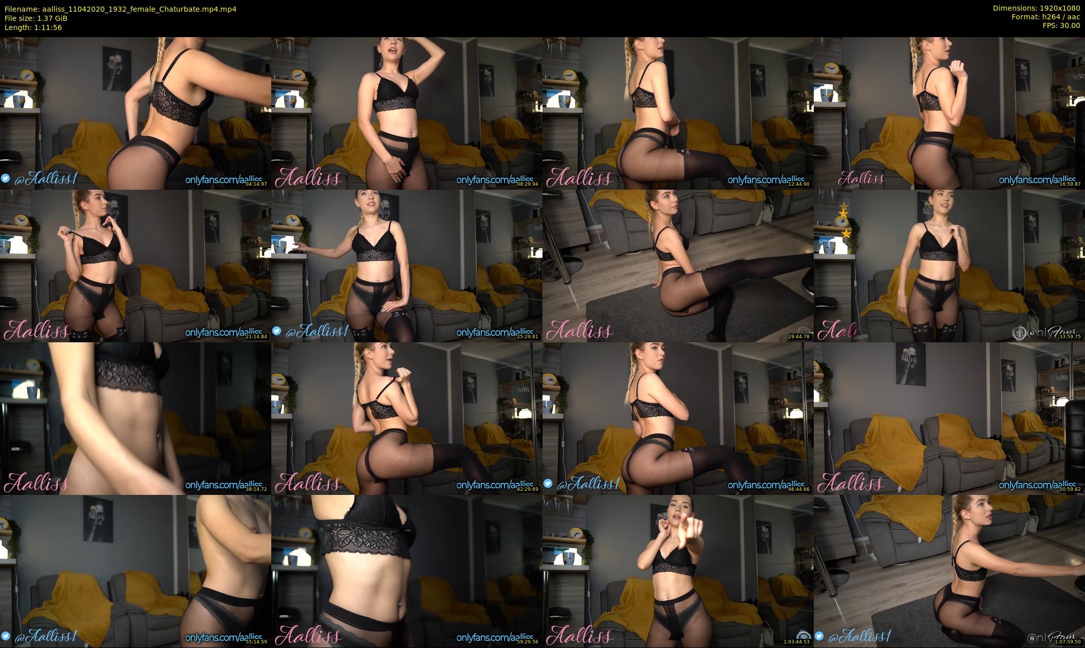 aalliss — 72 minute Chaturbate female cam show recording, 1080p, Apr 11, 2020