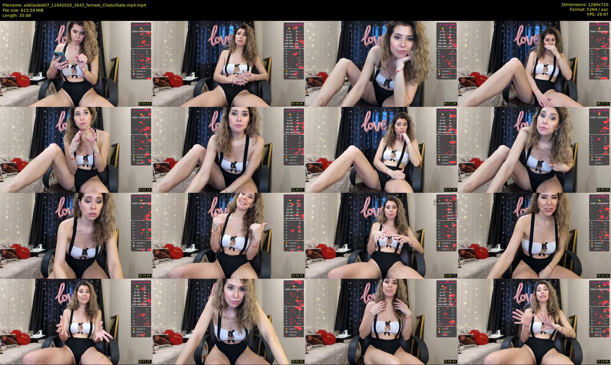 adelaide007 — 36 minute Chaturbate female cam show recording, 720p, Apr 11, 2020