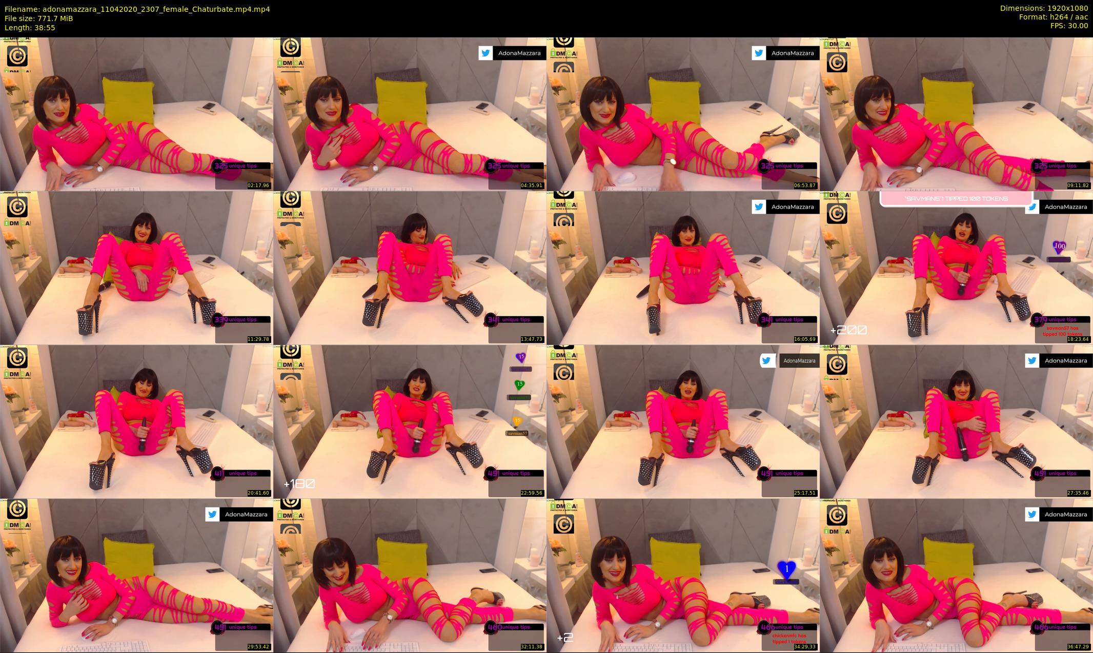 adonamazzara — 39 minute Chaturbate female cam show recording, 1080p, Apr 11, 2020
