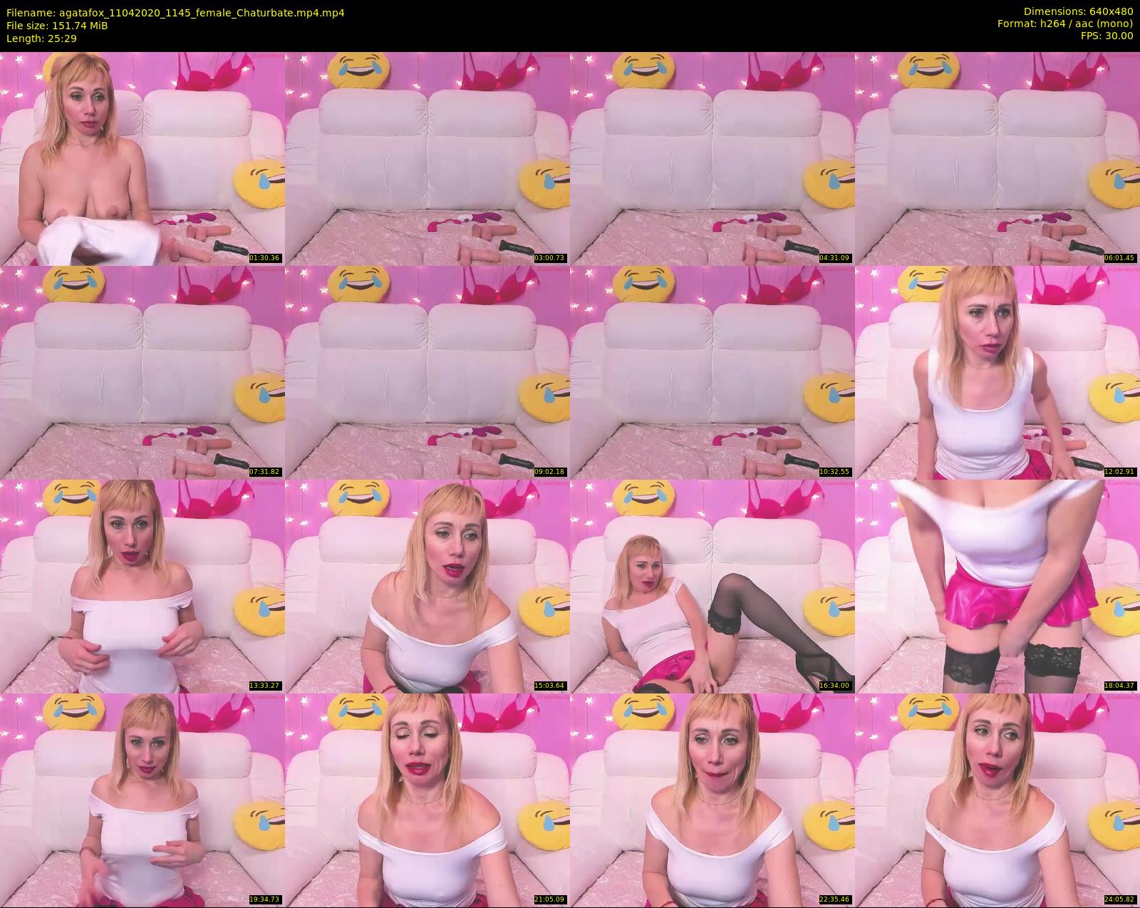 agatafox — 26 minute Chaturbate female cam show recording, 480p, Apr 11, 2020